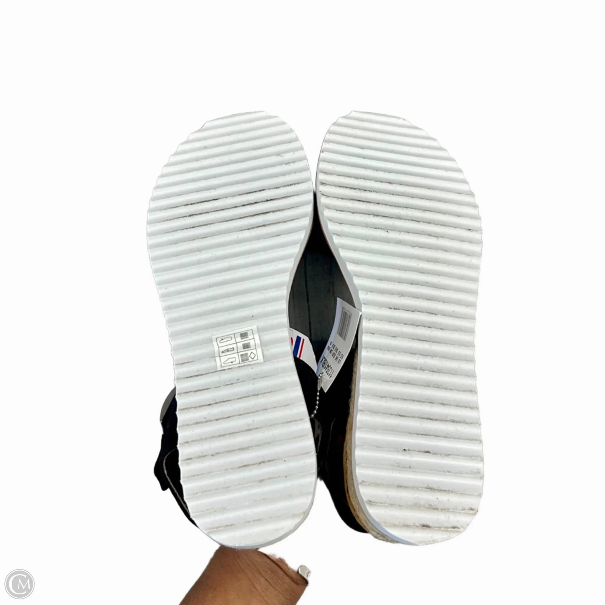 Sandals Heels Platform By Bobs In Black, Size: 9.5