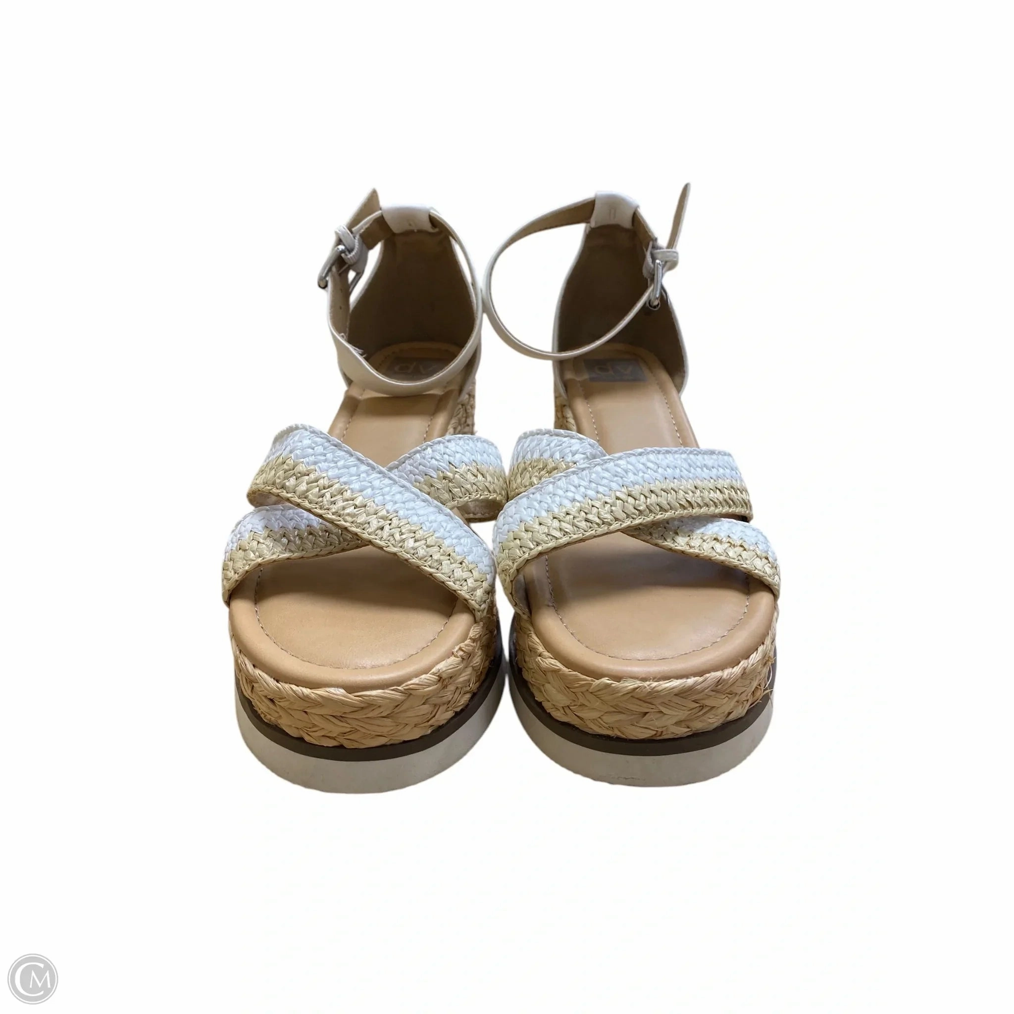 Sandals Heels Platform By Dolce Vita In Tan, Size: 10