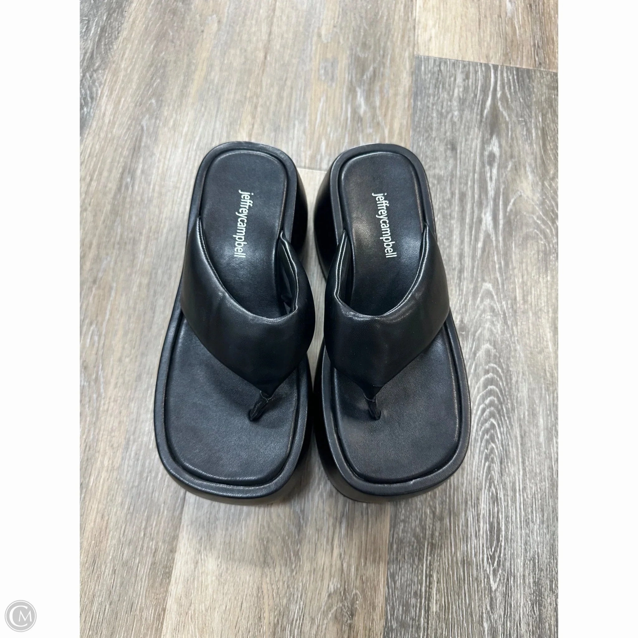 Sandals Heels Platform By Jeffery Campbell In Black, Size: 7