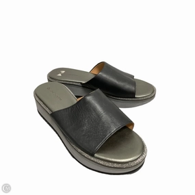 Sandals Heels Platform By Johnston & Murphy In Black, Size: 9