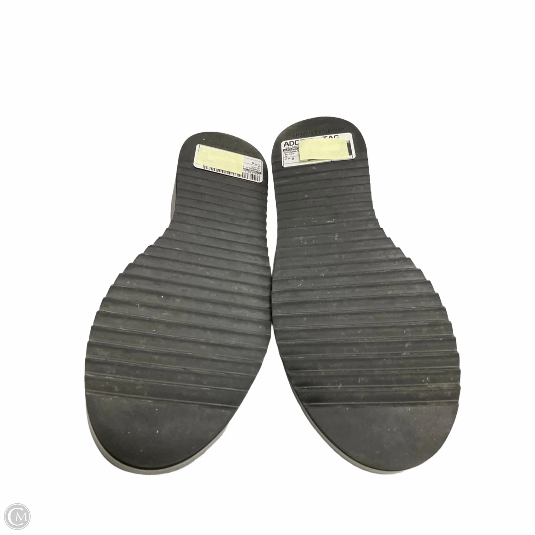 Sandals Heels Platform By Johnston & Murphy In Black, Size: 9