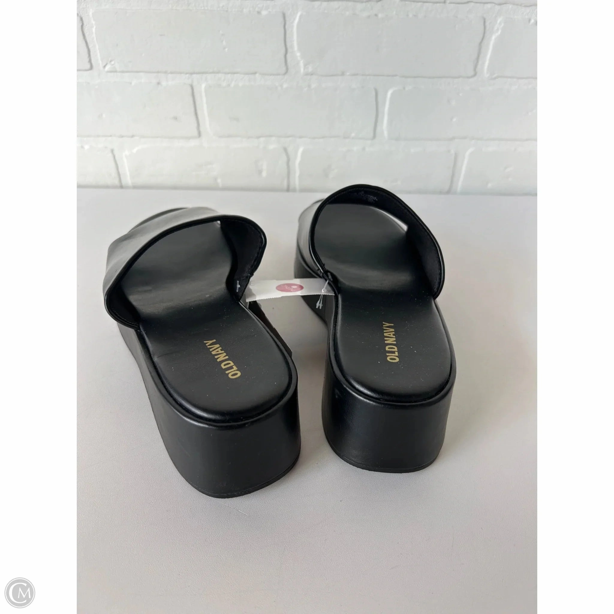 Sandals Heels Platform By Old Navy In Black, Size: 9