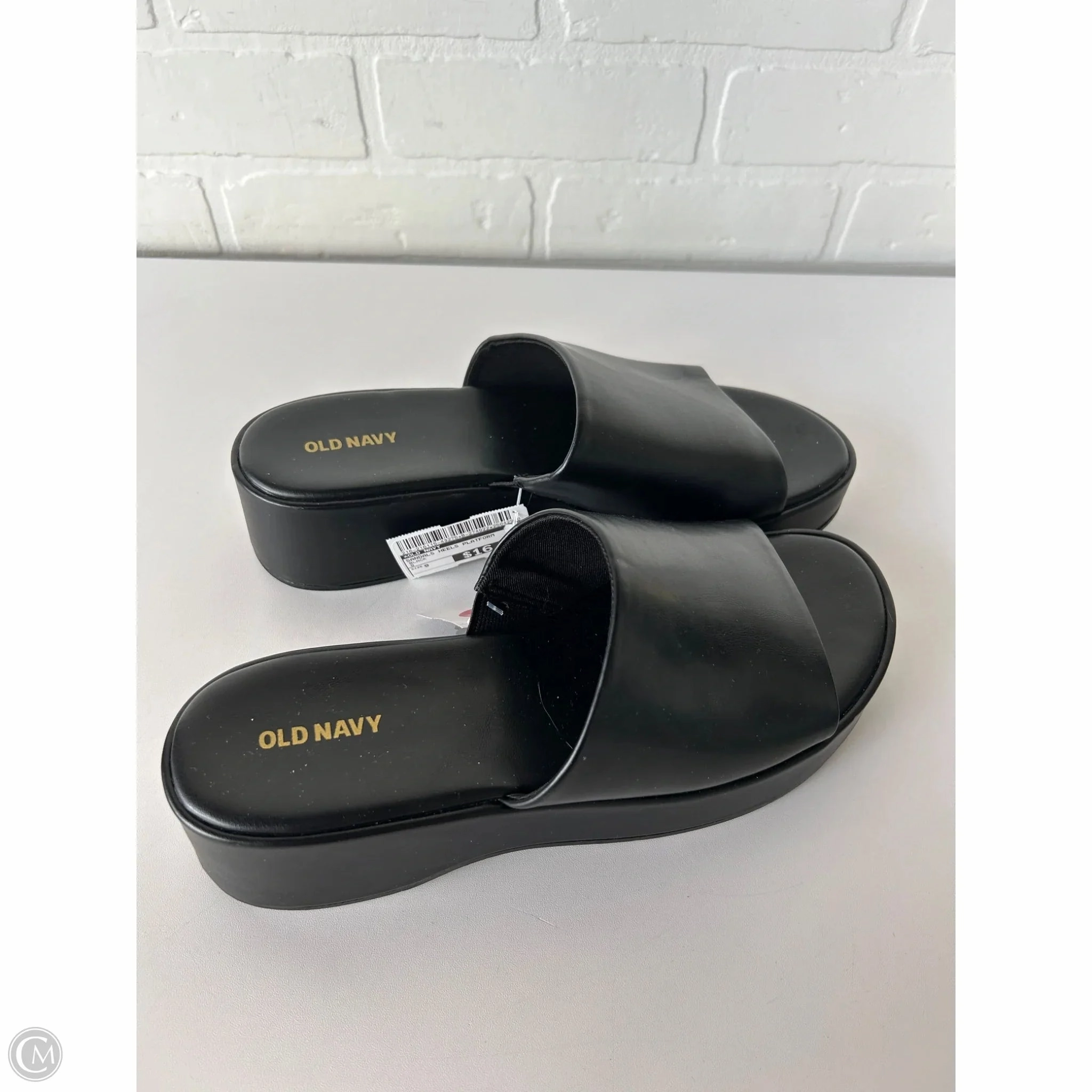 Sandals Heels Platform By Old Navy In Black, Size: 9