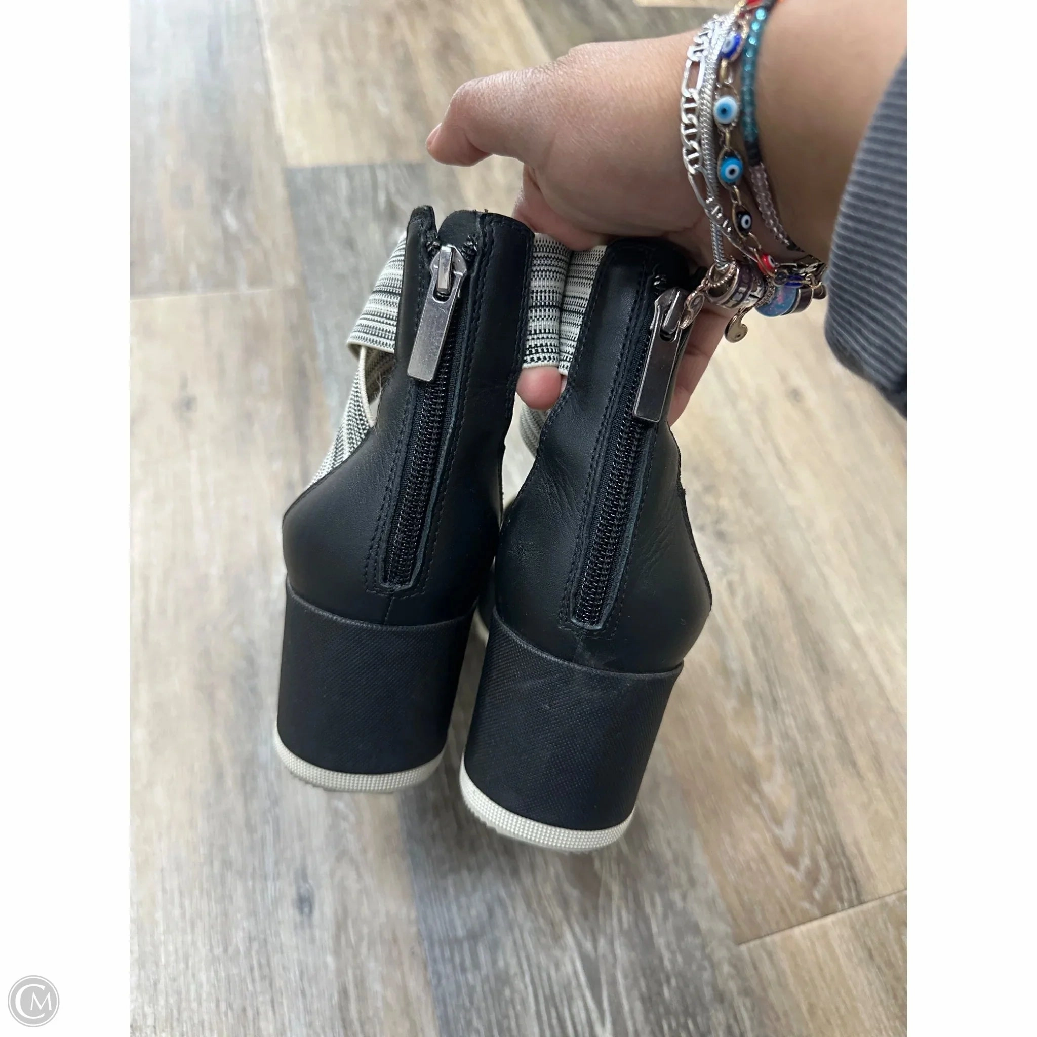 Sandals Heels Platform By Sorel In Black, Size: 9
