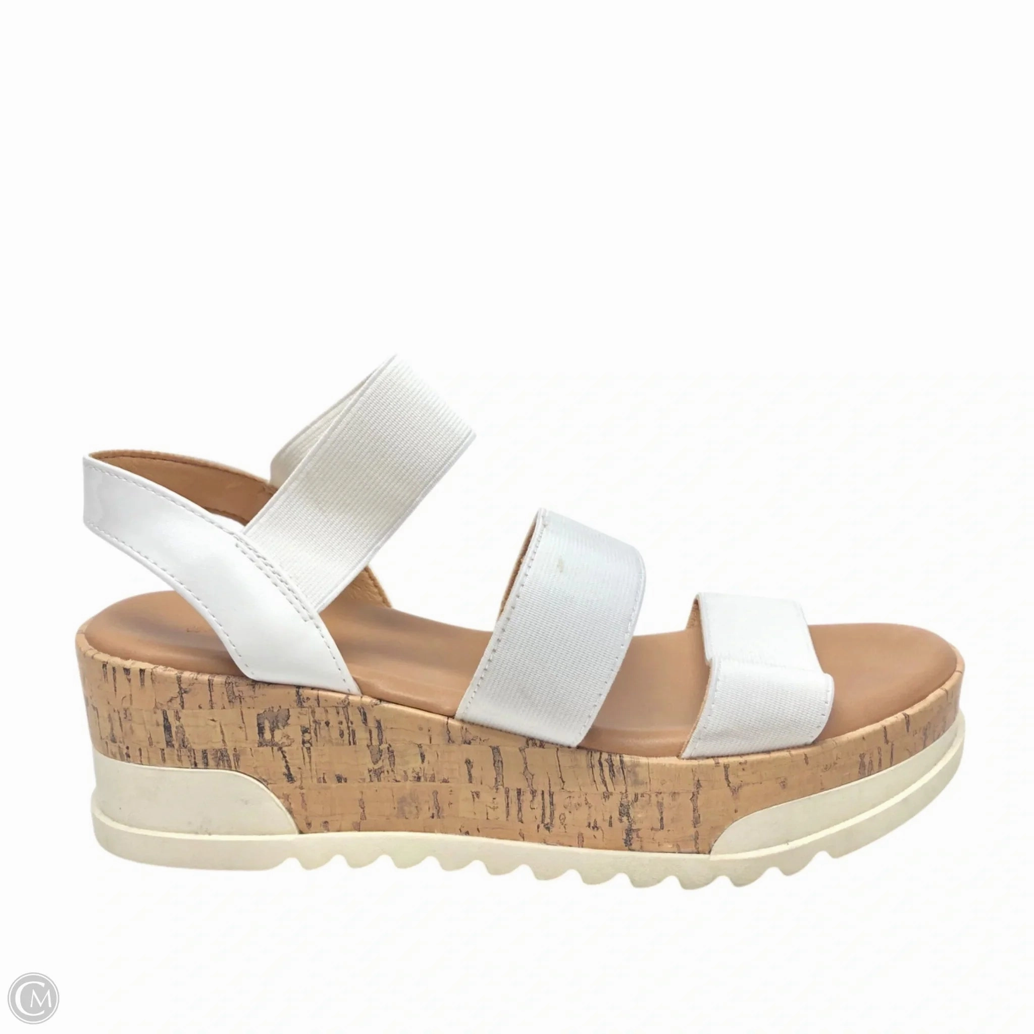 Sandals Heels Platform By Universal Thread In White, Size: 8.5