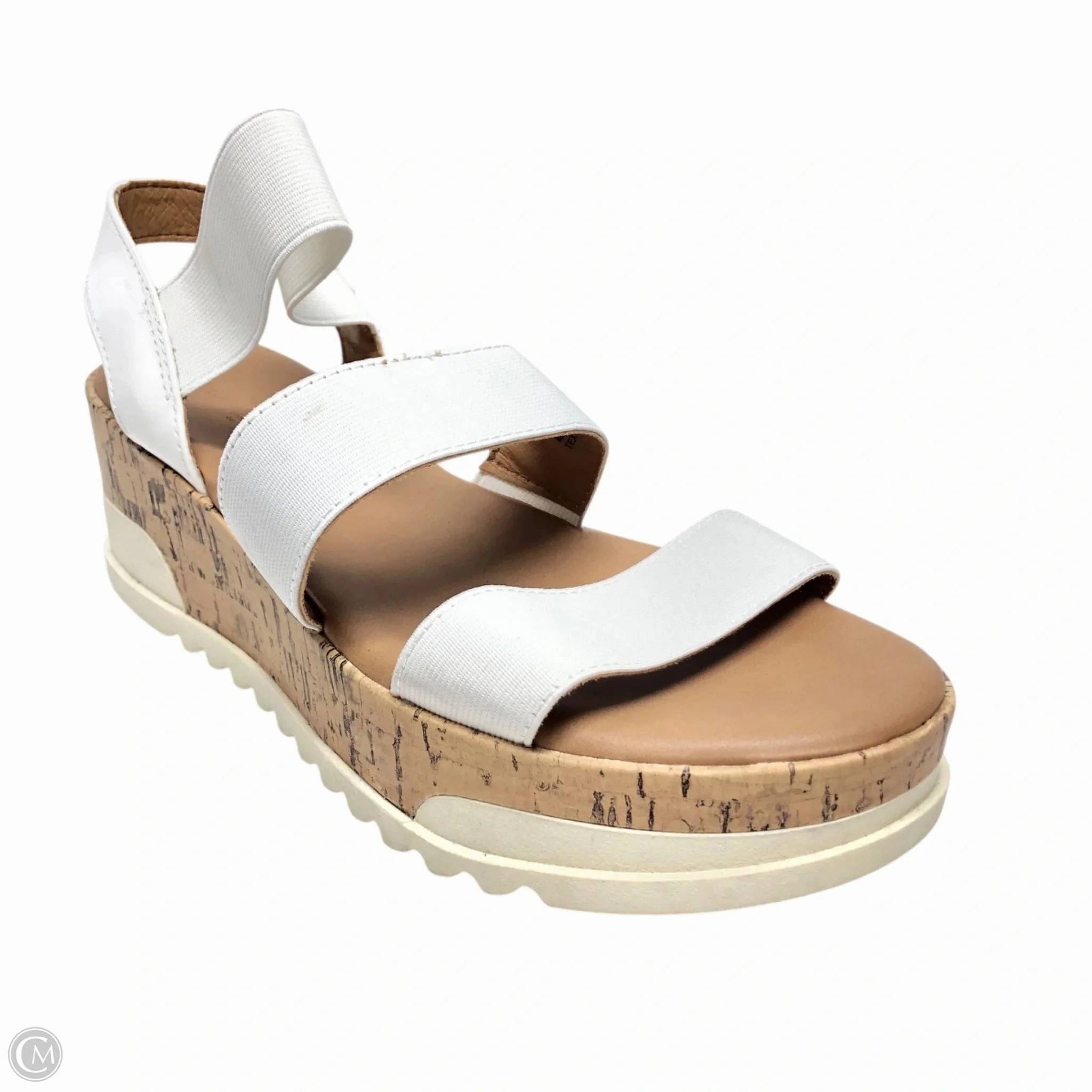 Sandals Heels Platform By Universal Thread In White, Size: 8.5