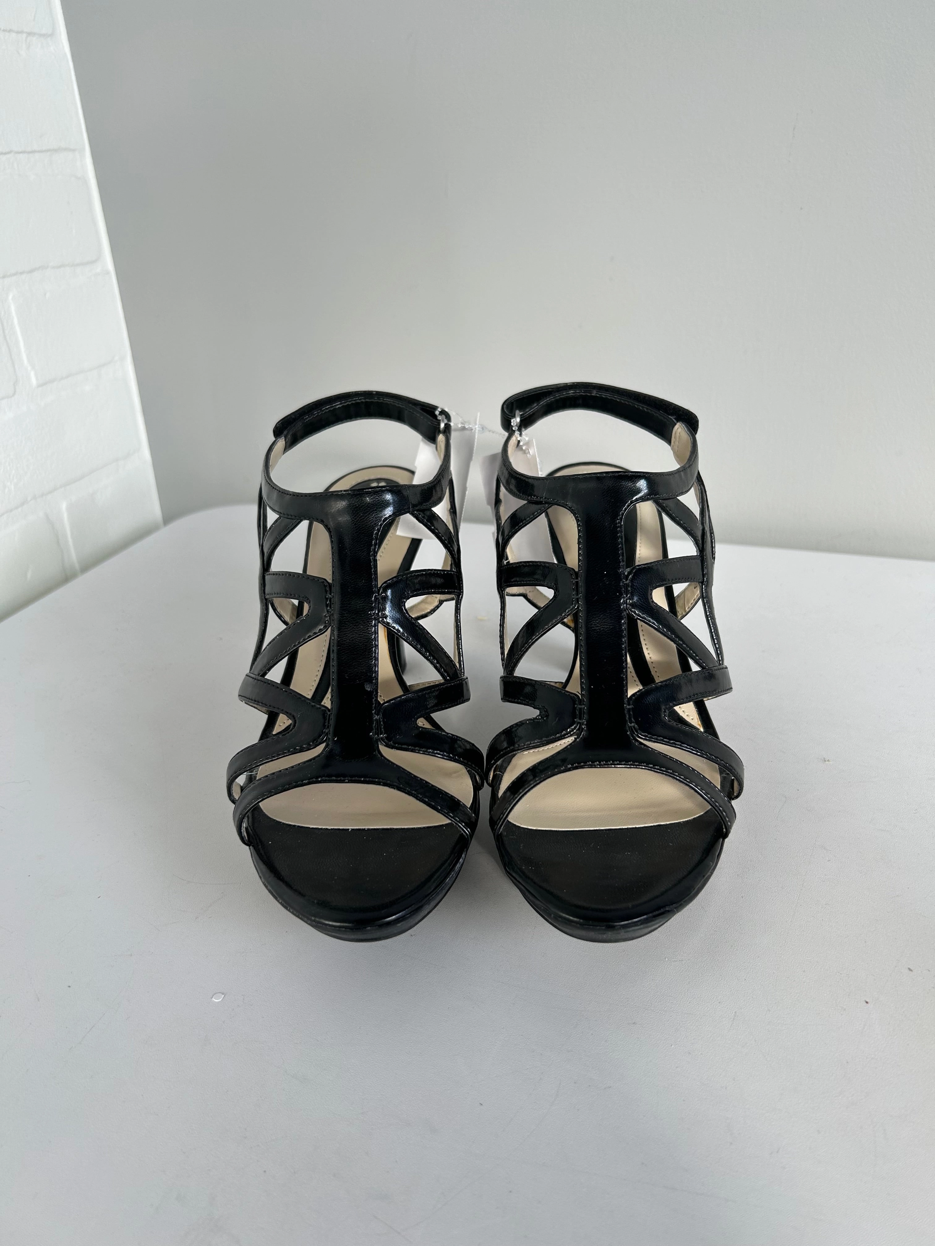 Sandals Heels Stiletto By Naturalizer In Black, Size: 8.5