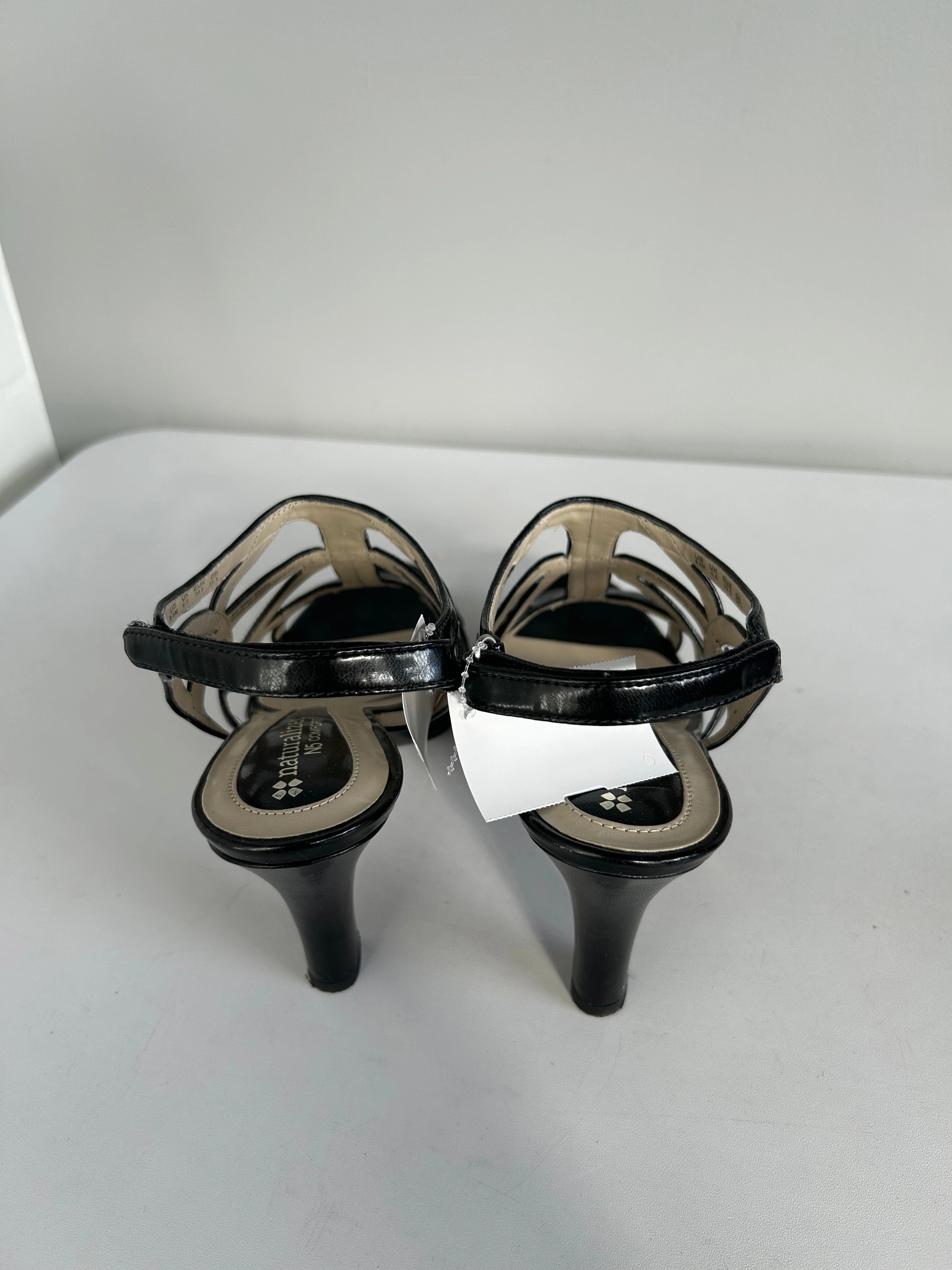 Sandals Heels Stiletto By Naturalizer In Black, Size: 8.5