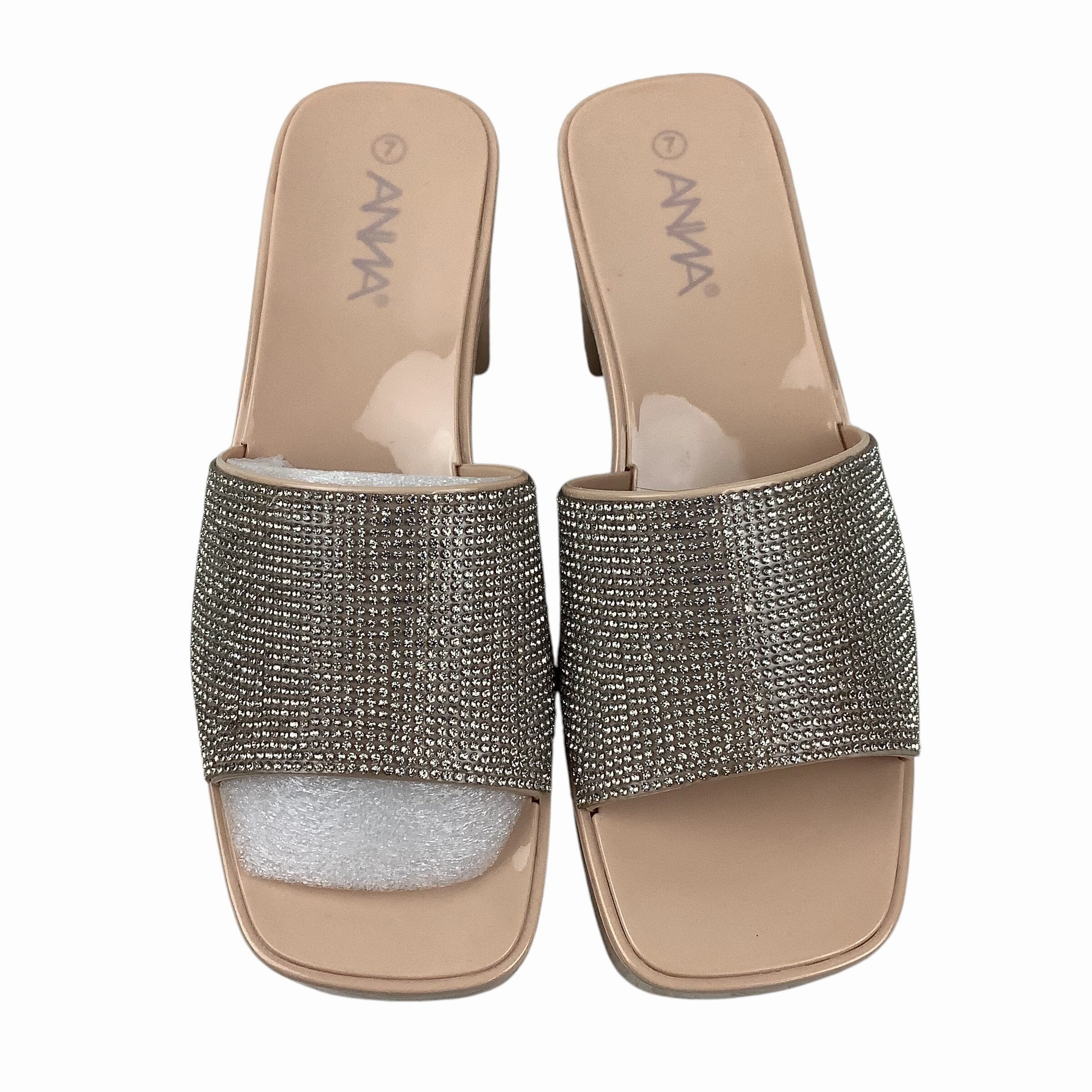 Sandals Heels Wedge By Anna  Size: 7