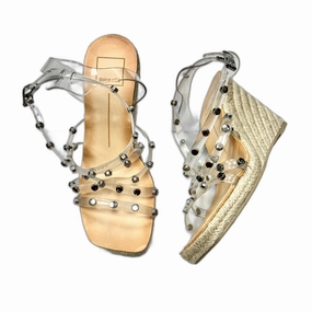 Sandals Heels Wedge By Dolce Vita In Clear, Size: 7