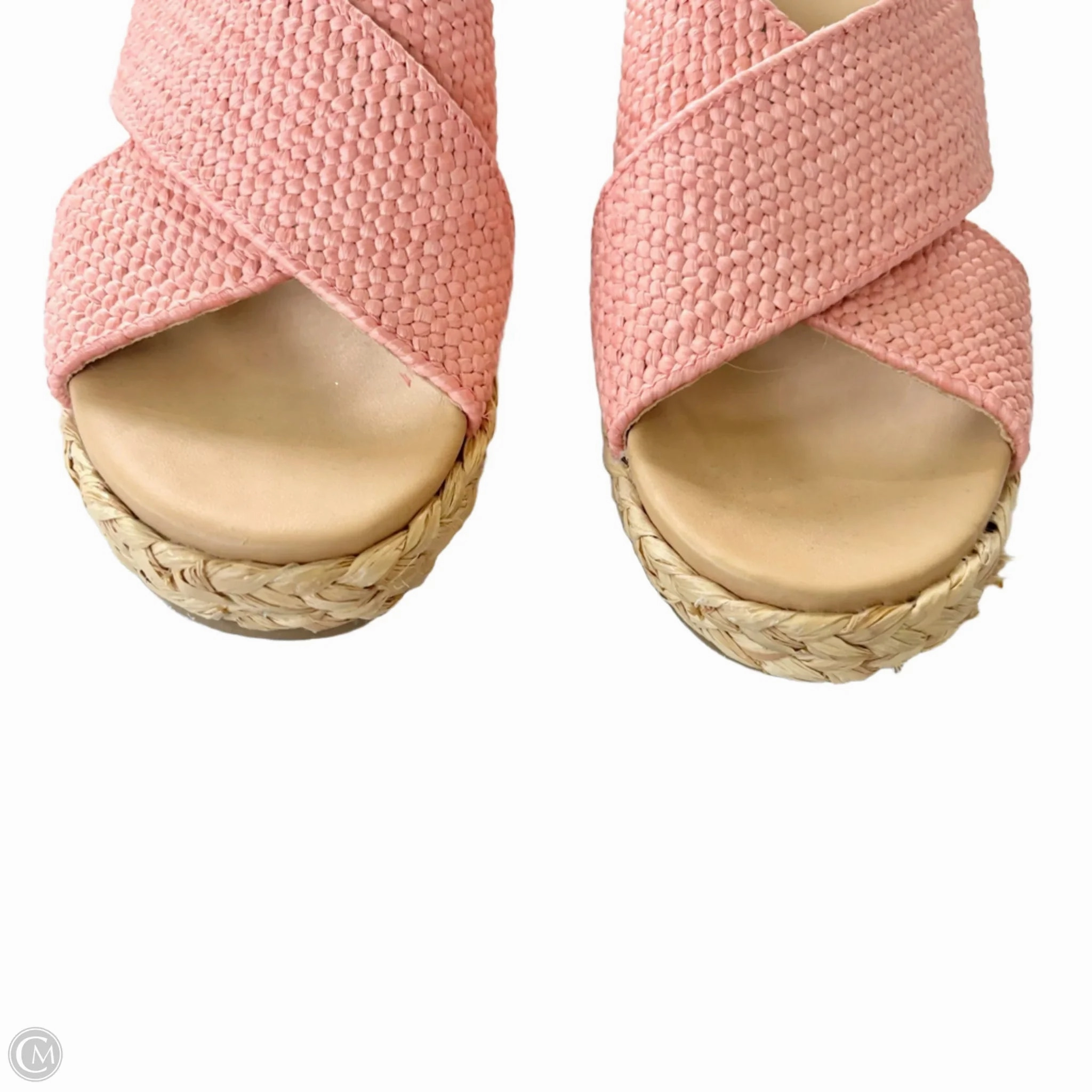 Sandals Heels Wedge By Dolce Vita In Pink, Size: 6.5