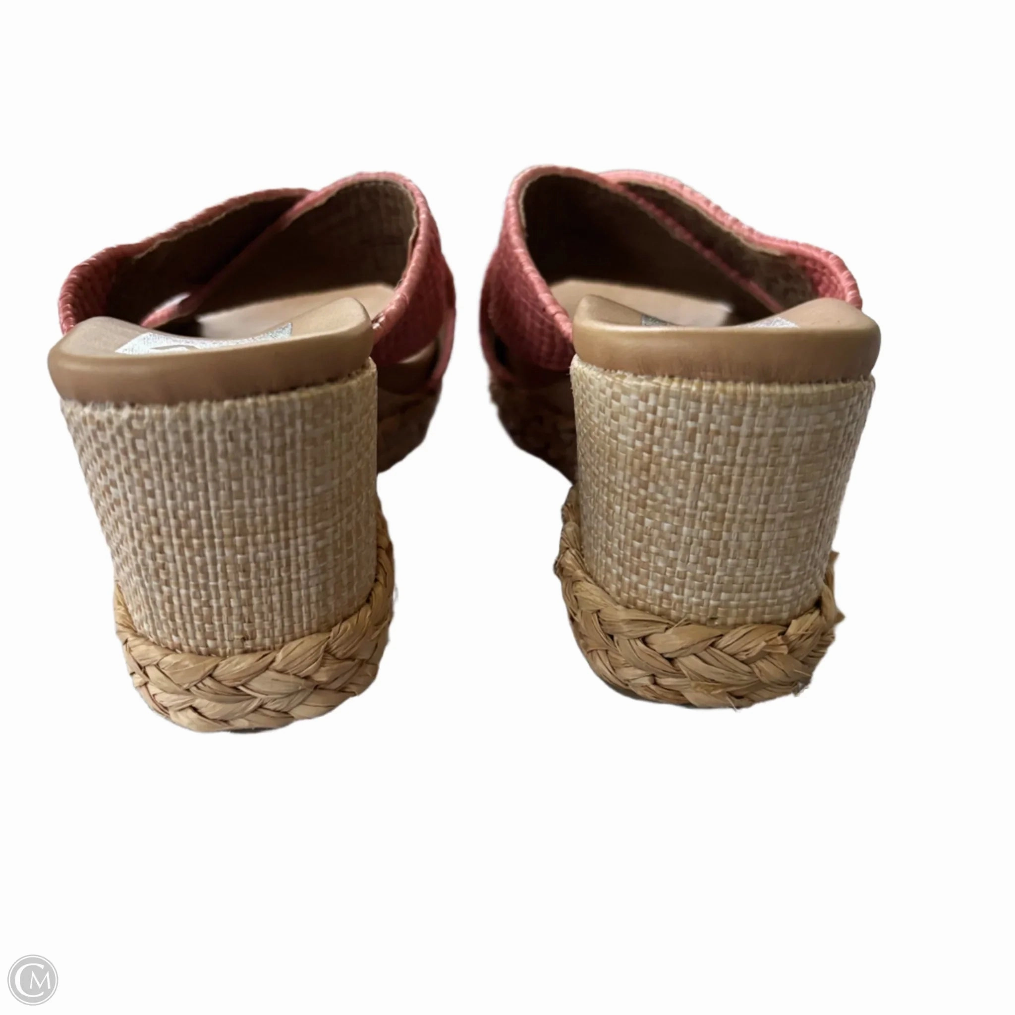 Sandals Heels Wedge By Dolce Vita In Pink, Size: 6.5