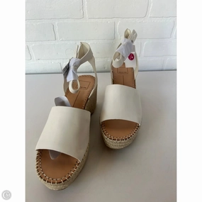 Sandals Heels Wedge By Dolce Vita In White, Size: 10
