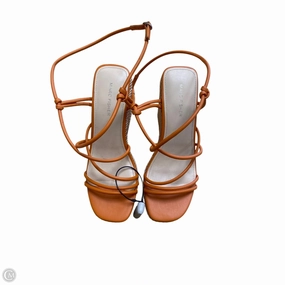 Sandals Heels Wedge By Marc Fisher In Orange, Size: 10
