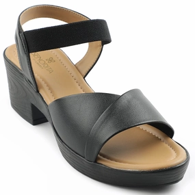 Senorita Black Casual Block Heel Sandal For Women D839-05 By Liberty