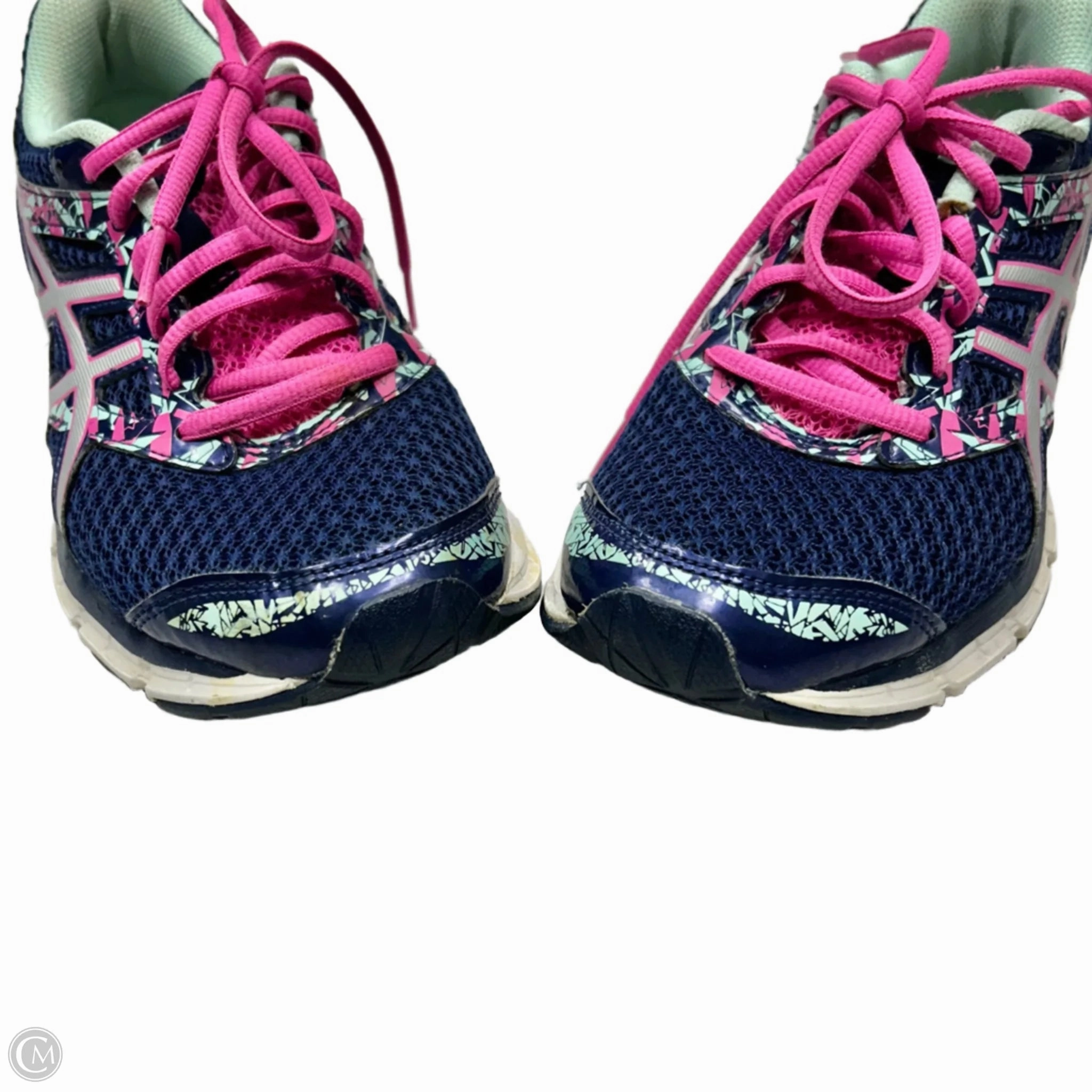 Shoes Athletic By Asics In Blue & Pink, Size: 8