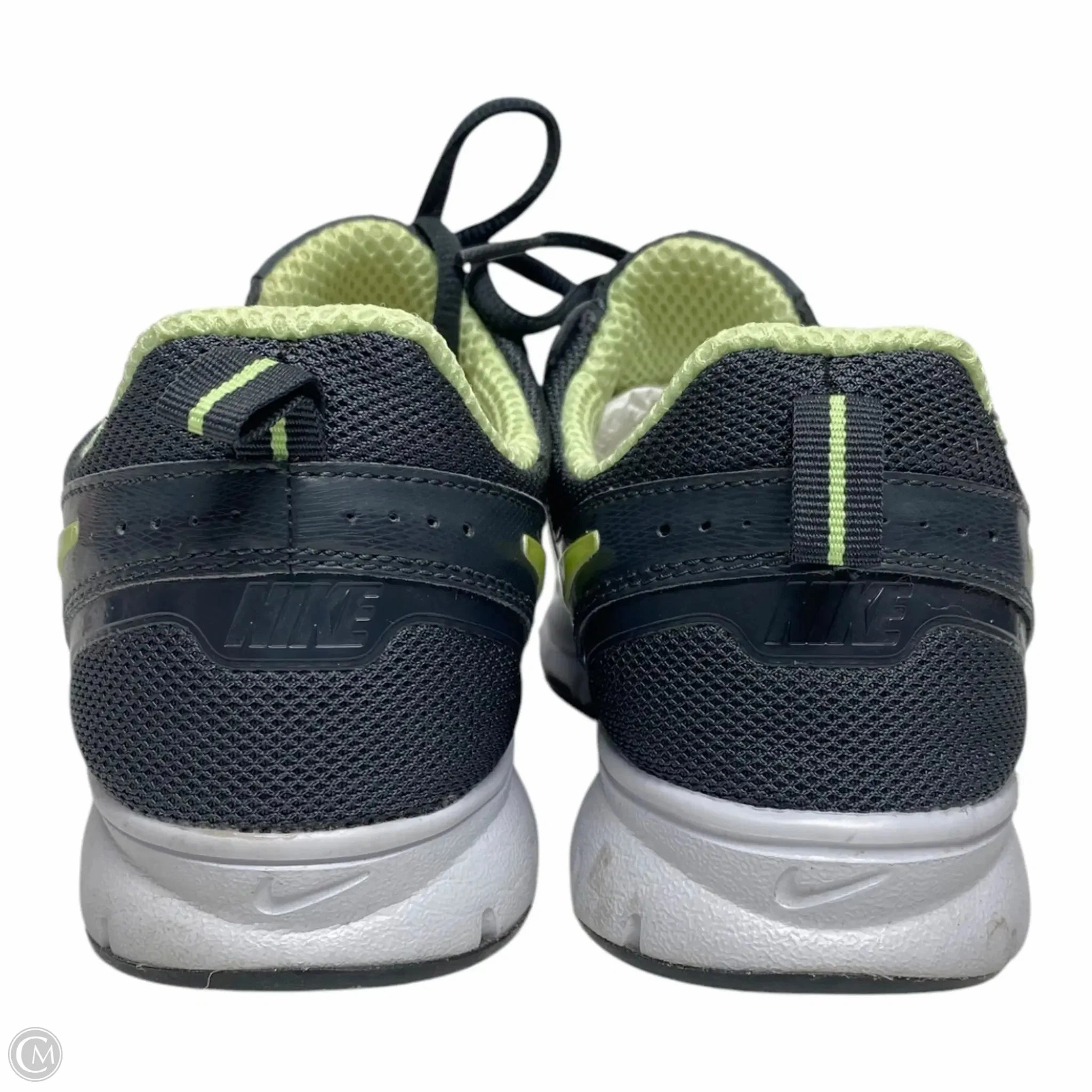 Shoes Athletic By Nike In Green & Grey, Size: 9