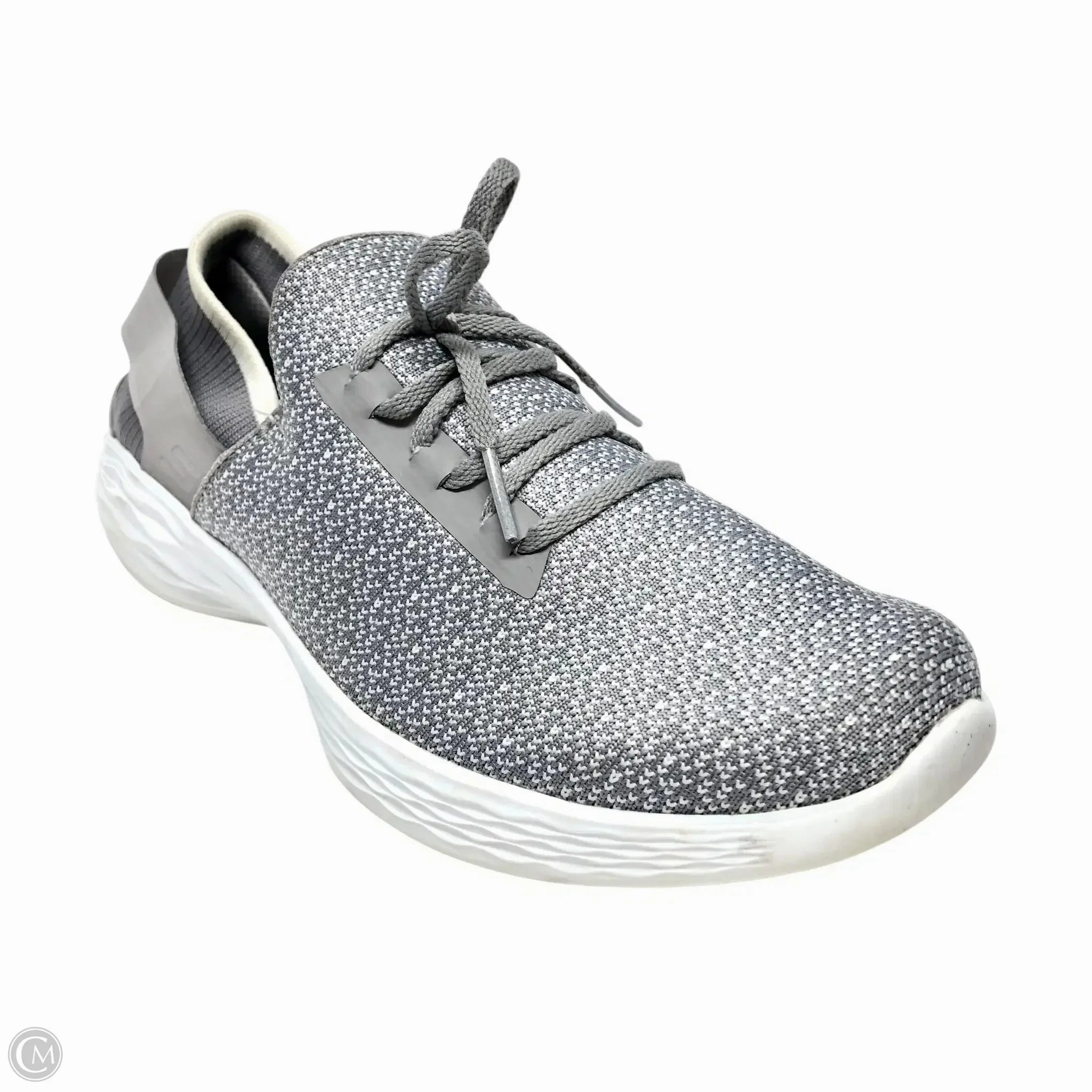 Shoes Athletic By Skechers In Grey, Size: 8