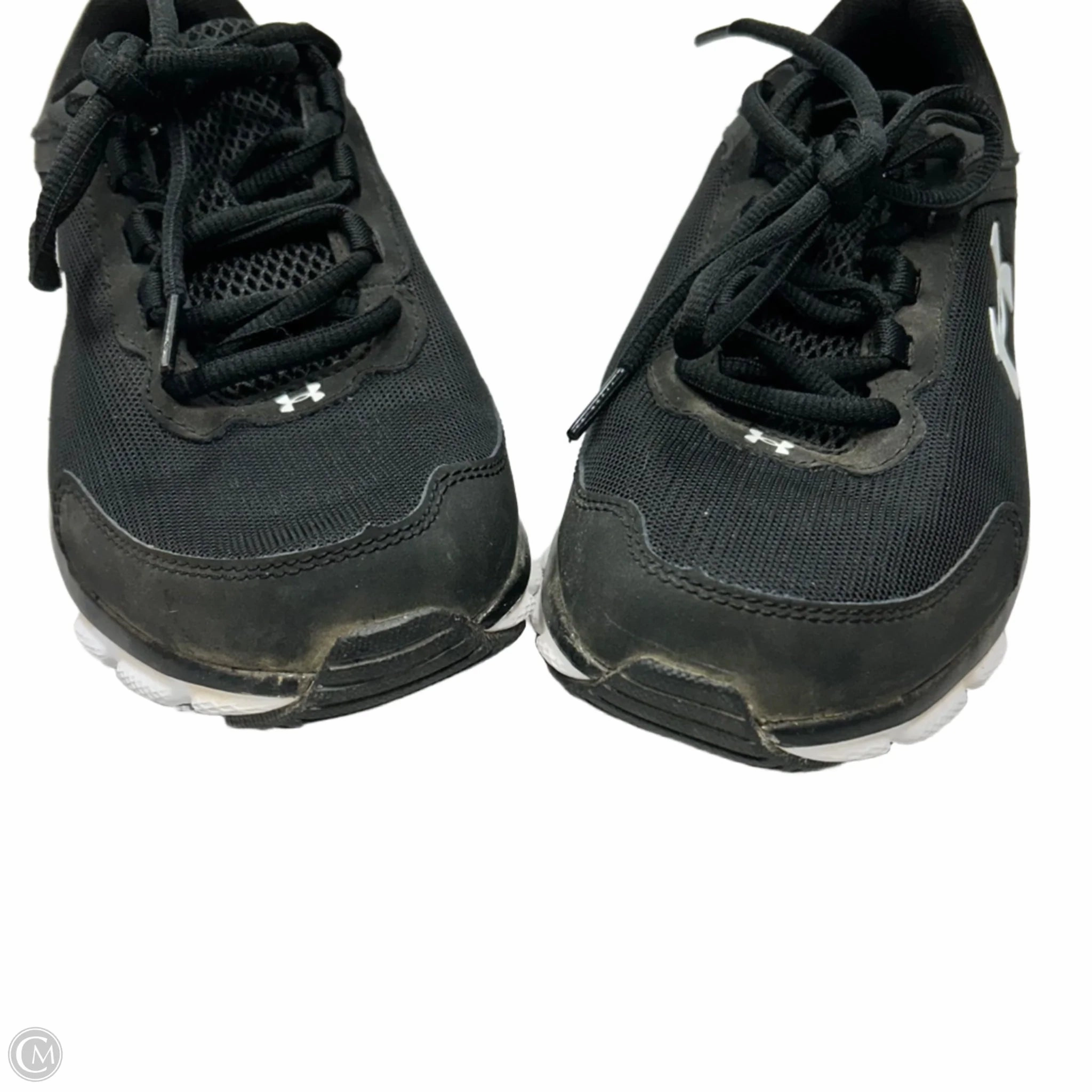 Shoes Athletic By Under Armour In Black & White, Size: 8