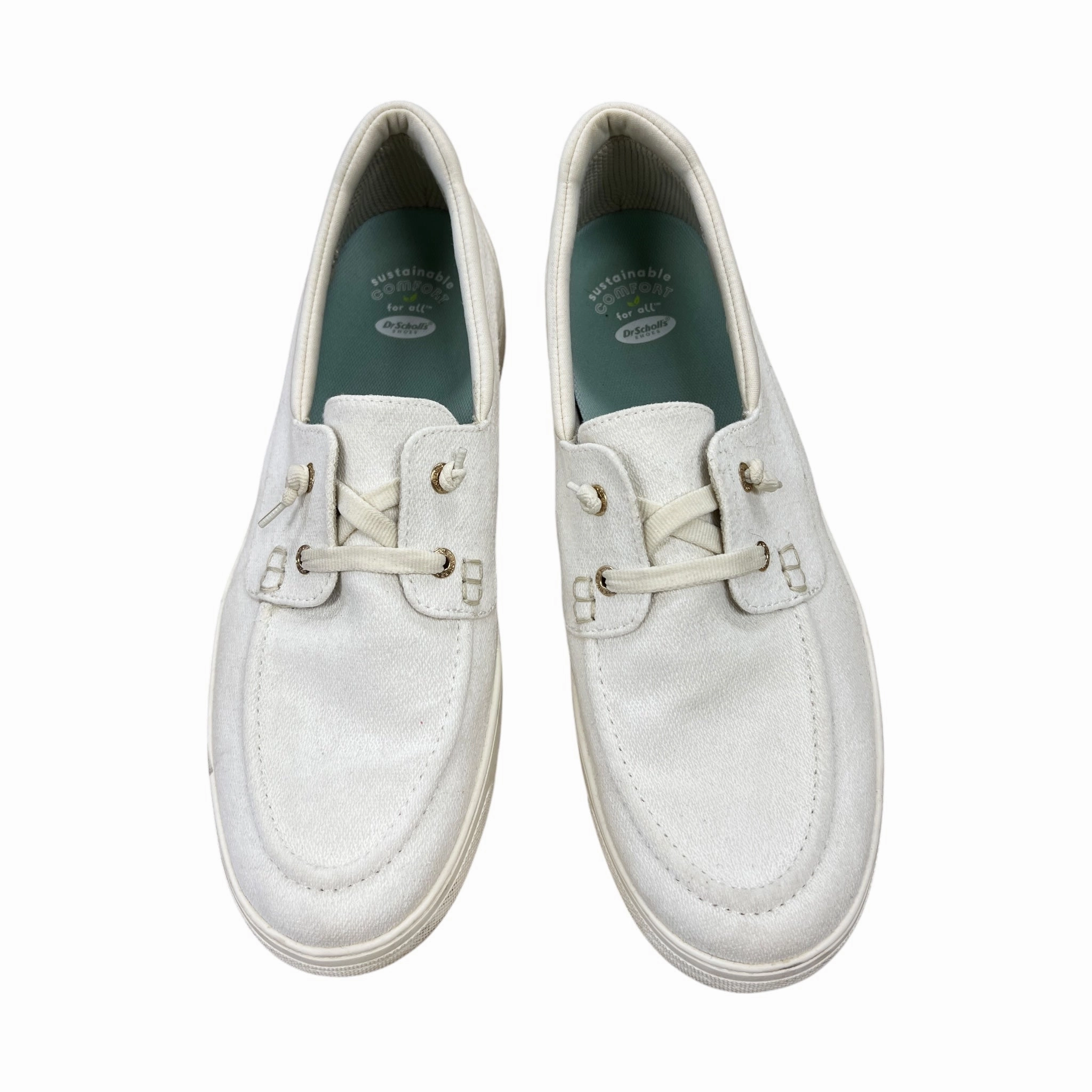 Shoes Flats By Dr Scholls In White, Size:11