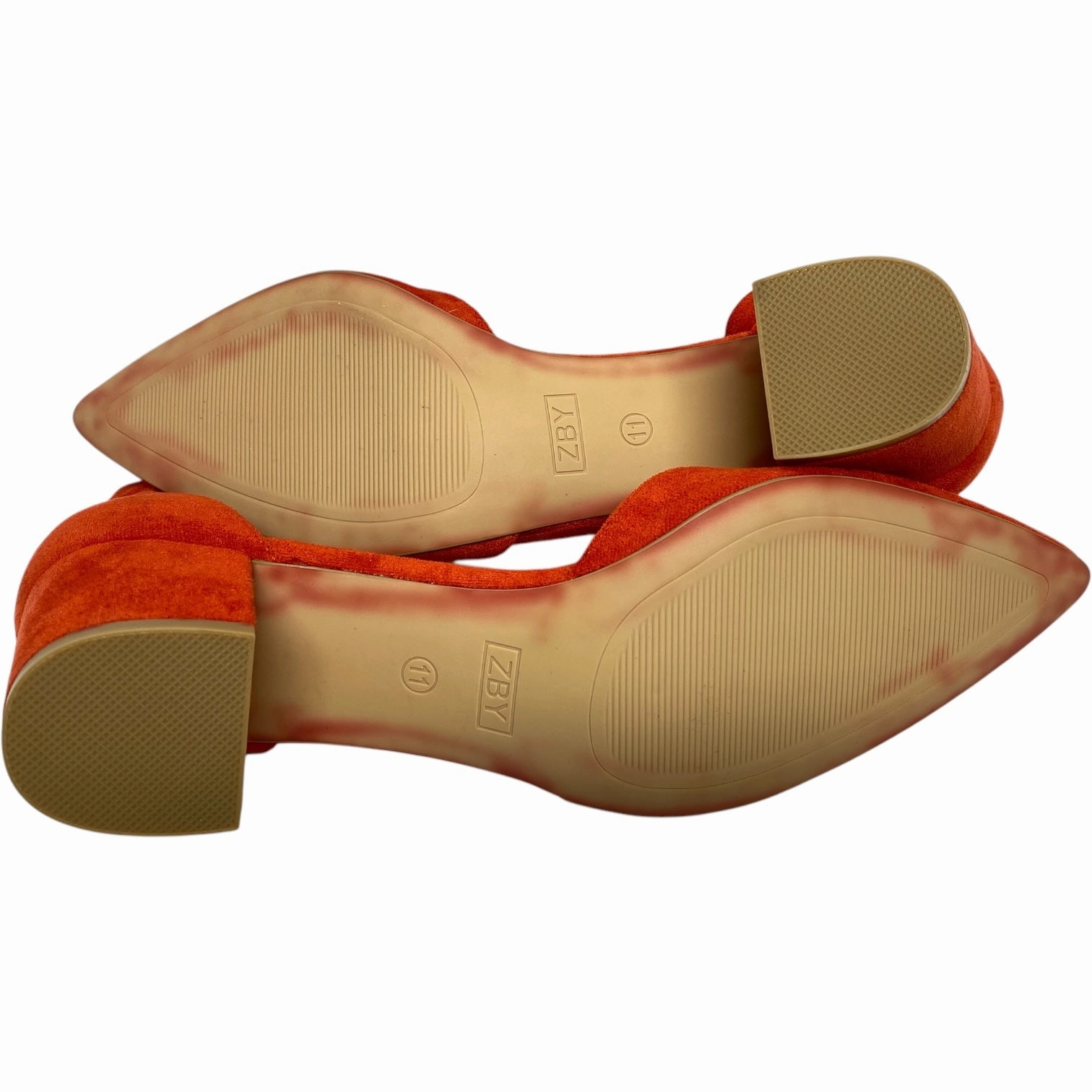 Shoes Heels Block By Clothes Mentor In Red, Size: 11