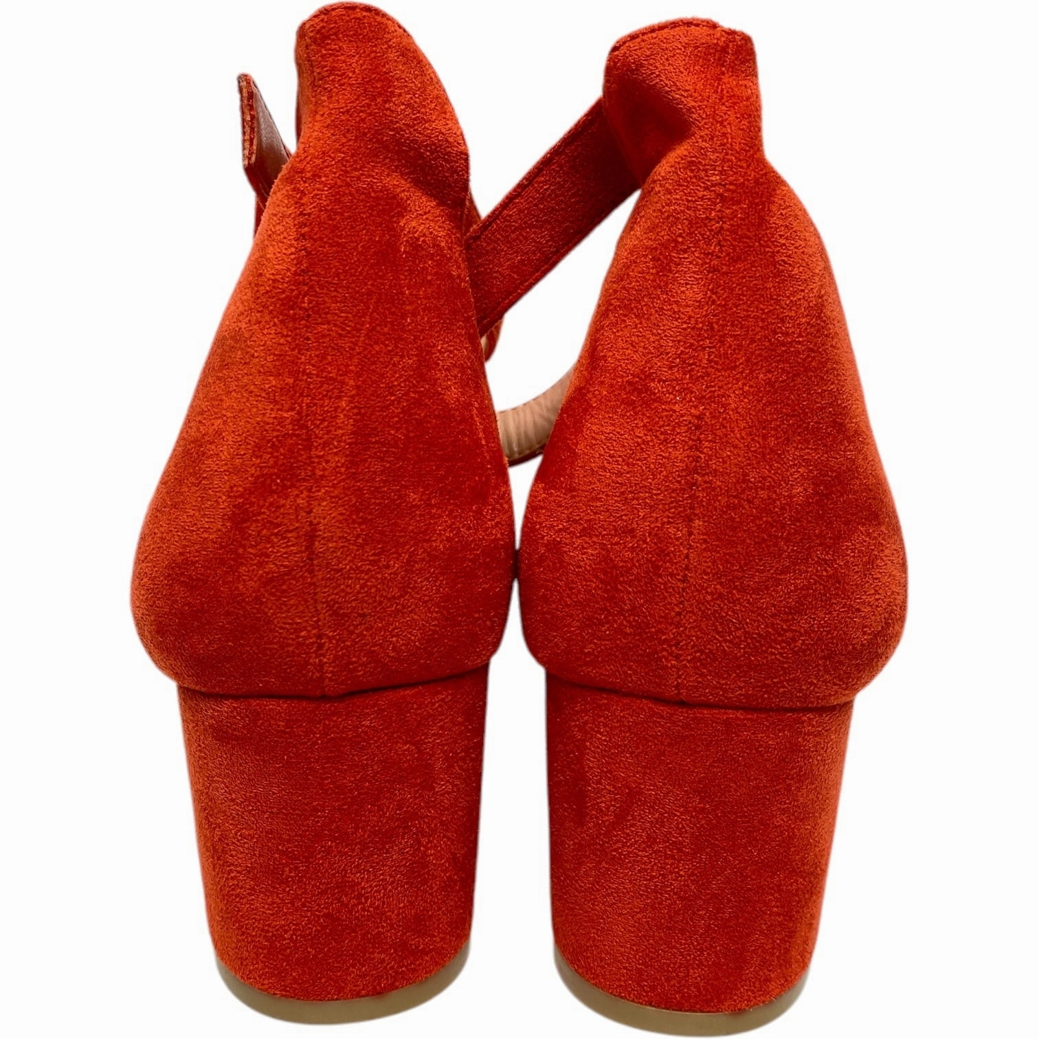 Shoes Heels Block By Clothes Mentor In Red, Size: 11