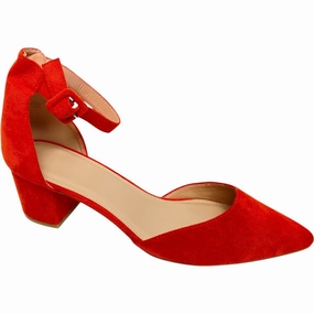 Shoes Heels Block By Clothes Mentor In Red, Size: 11