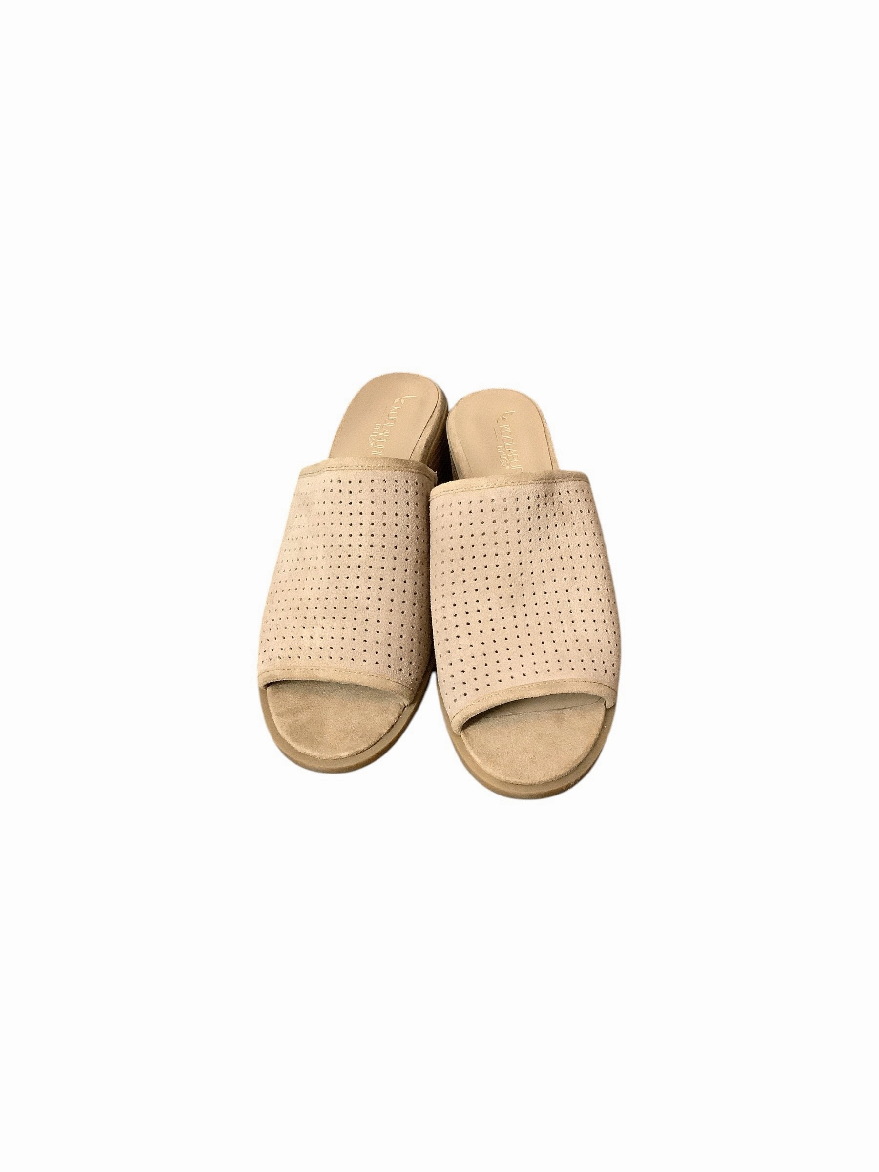 Shoes Heels Block By Koolaburra By Ugg In Tan, Size: 7