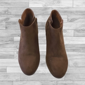 Shoes Heels Block By Soda In Brown, Size: 7.5