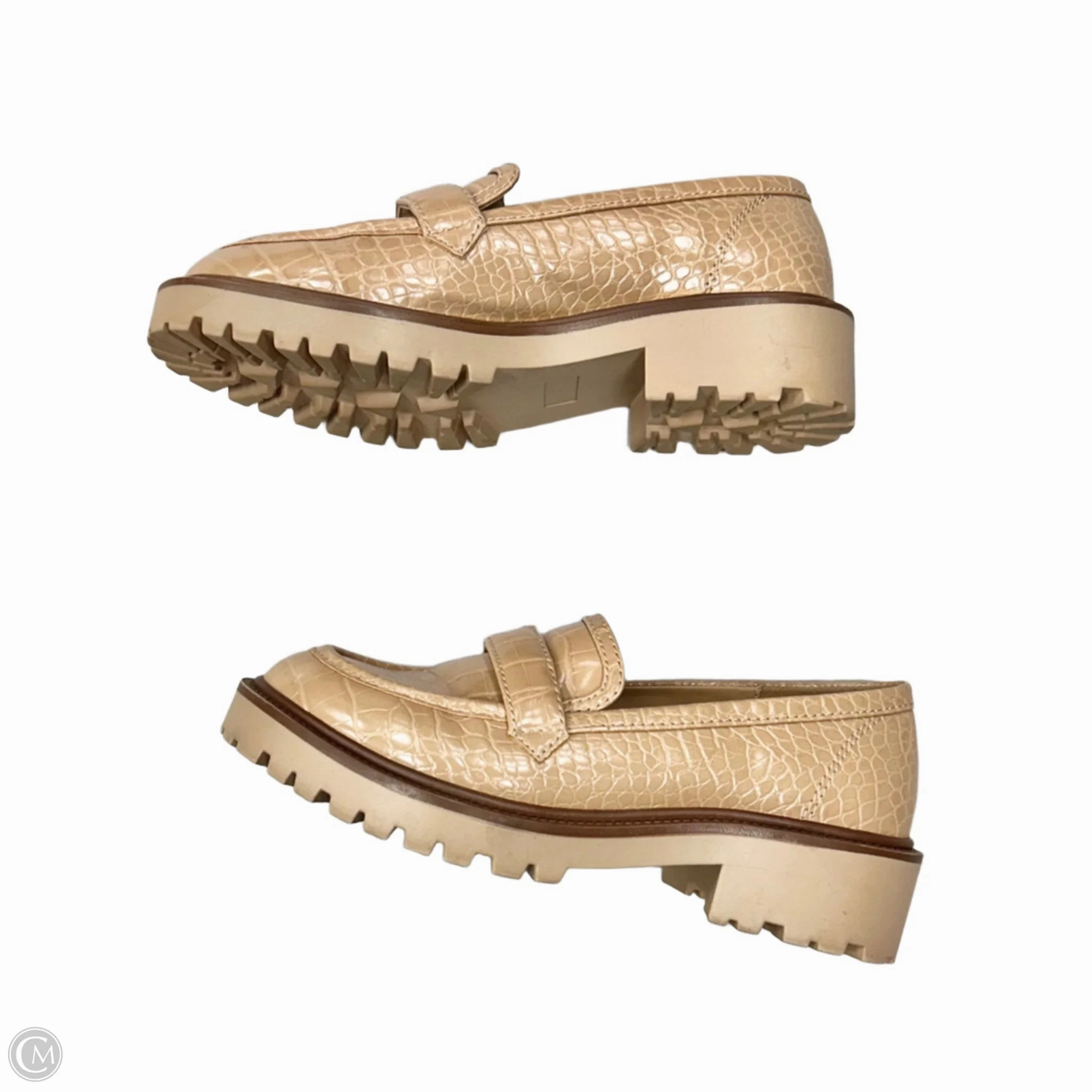 Shoes Heels Platform By Abound In Tan, Size: 7