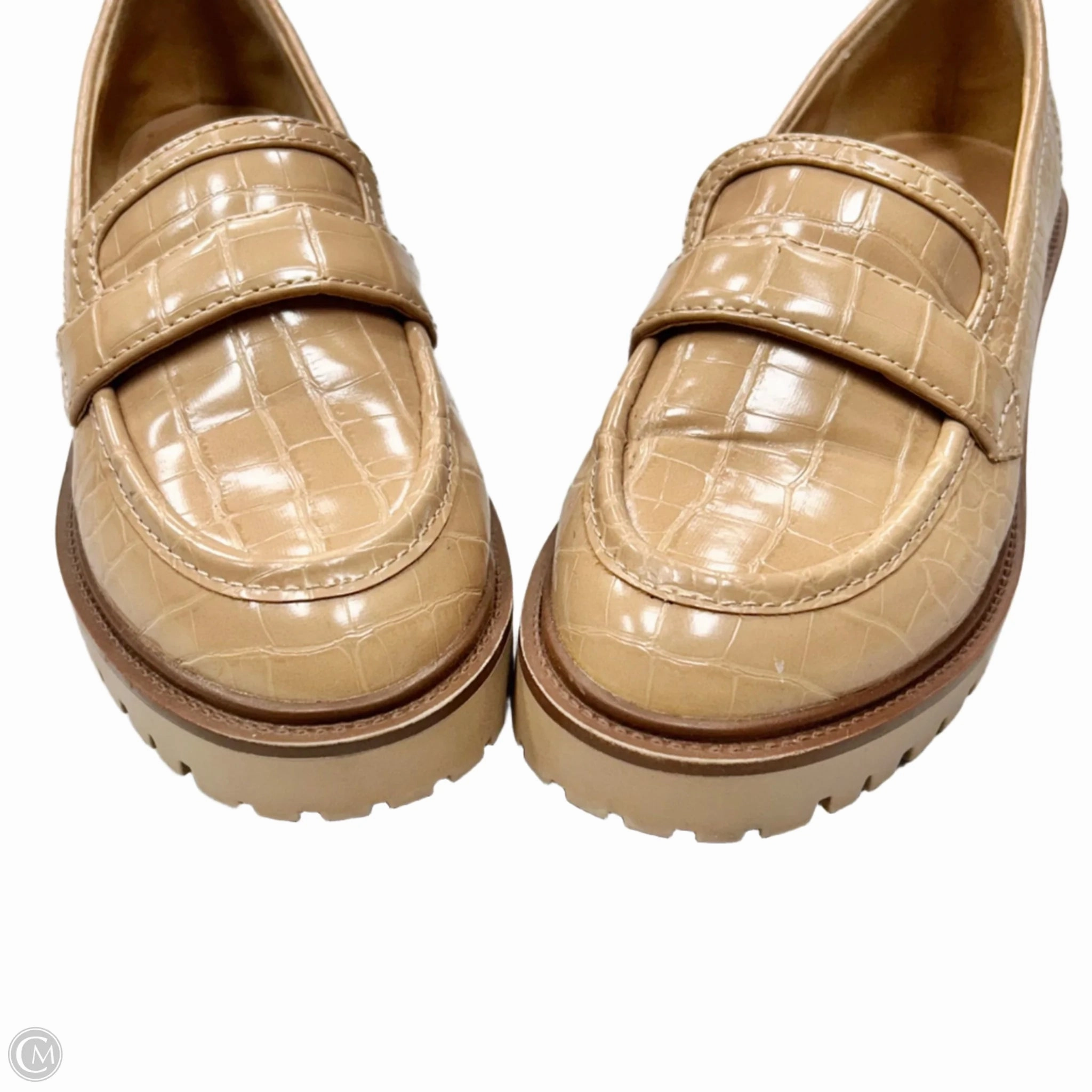 Shoes Heels Platform By Abound In Tan, Size: 7