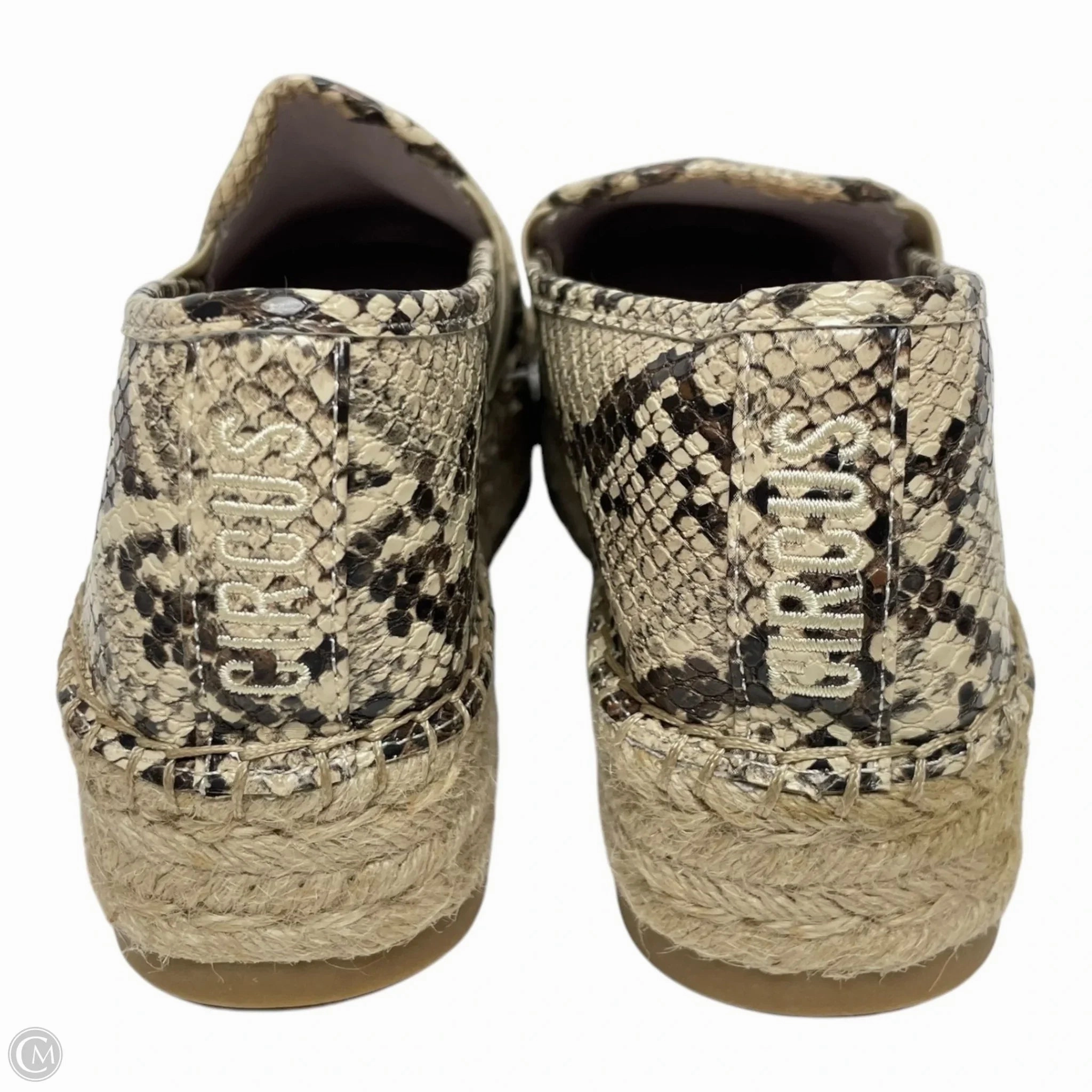 Shoes Heels Platform By Circus By Sam Edelman In Snakeskin Print, Size: 8.5
