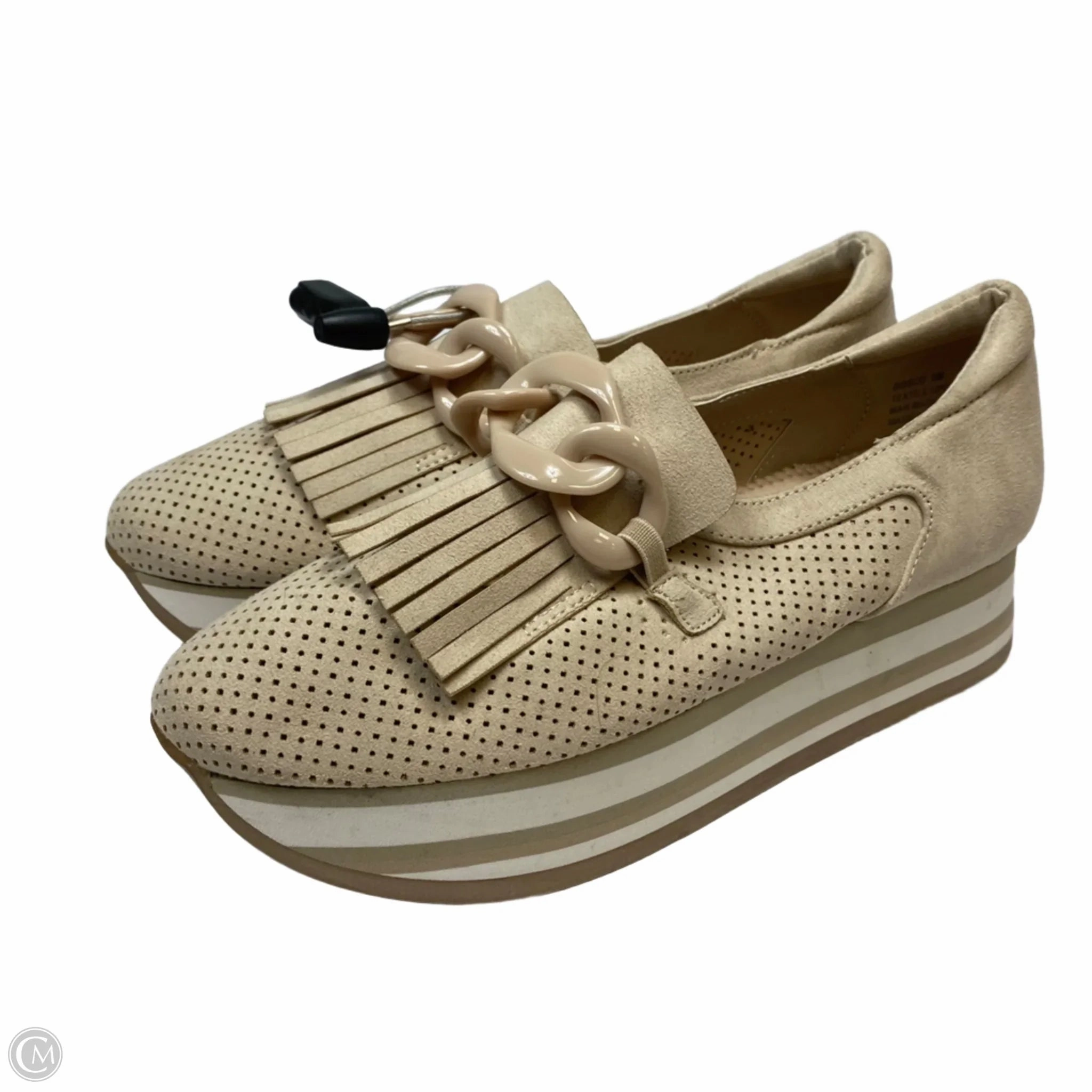 Shoes Heels Platform By Crown And Ivy In Cream, Size: 9