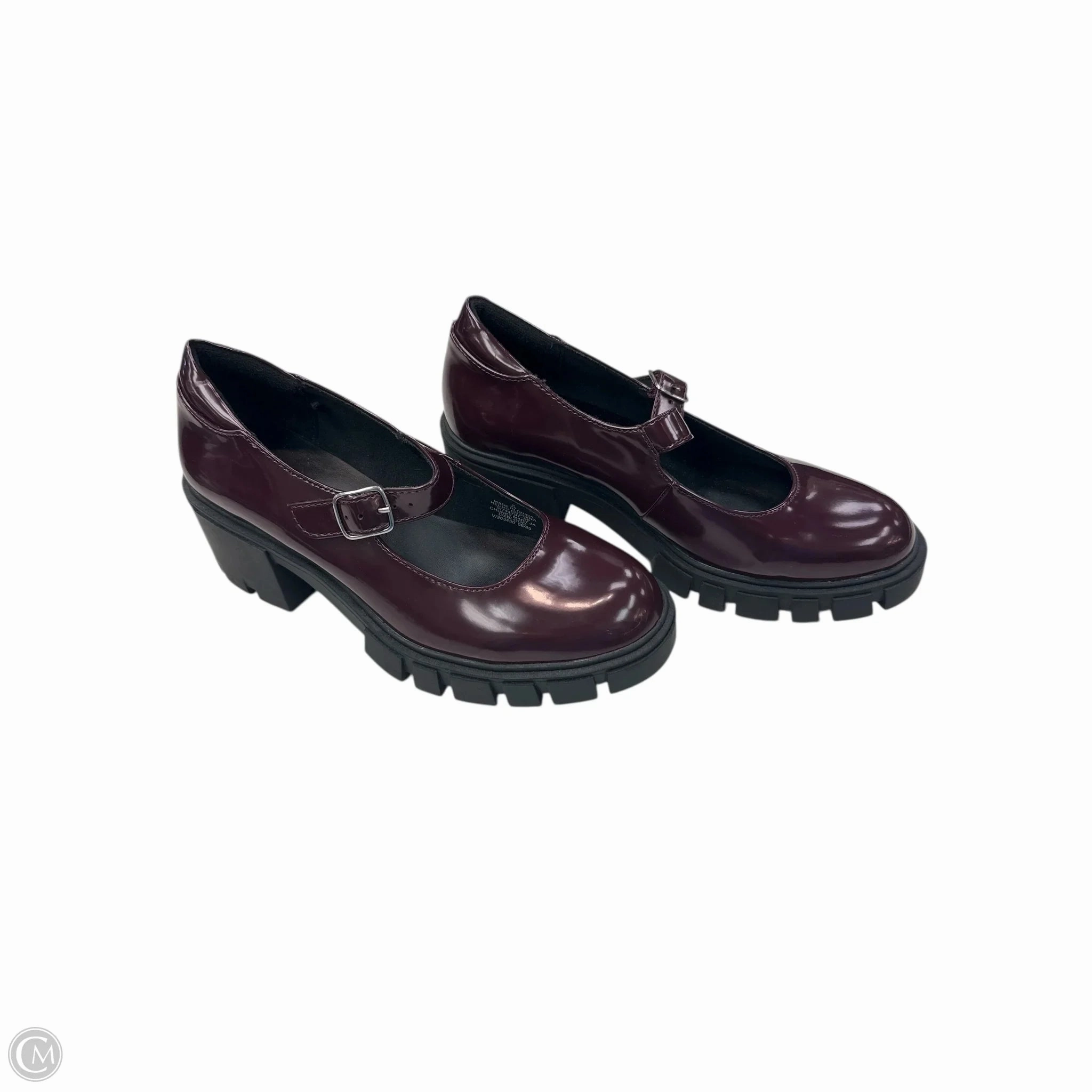 Shoes Heels Platform By Old Navy In Maroon, Size: 8