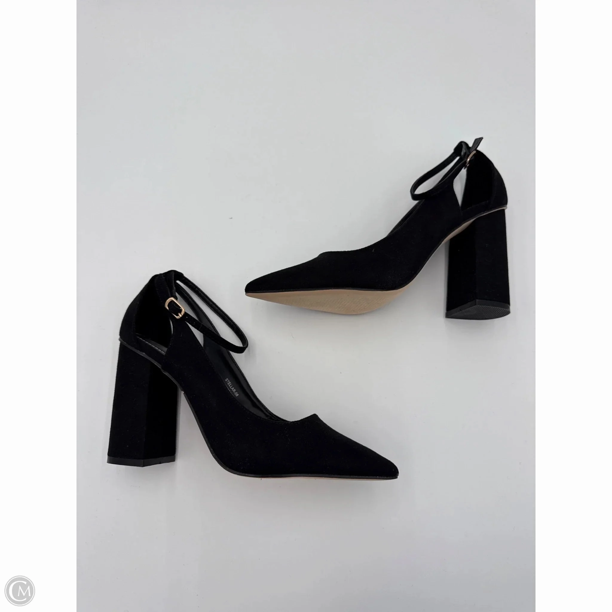 Shoes Heels Platform By Rouge In Black, Size: 8.5
