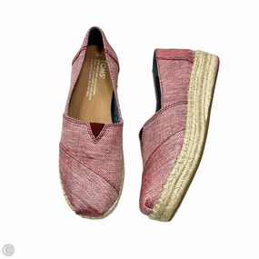 Shoes Heels Platform By Toms In Pink & Tan, Size: 5