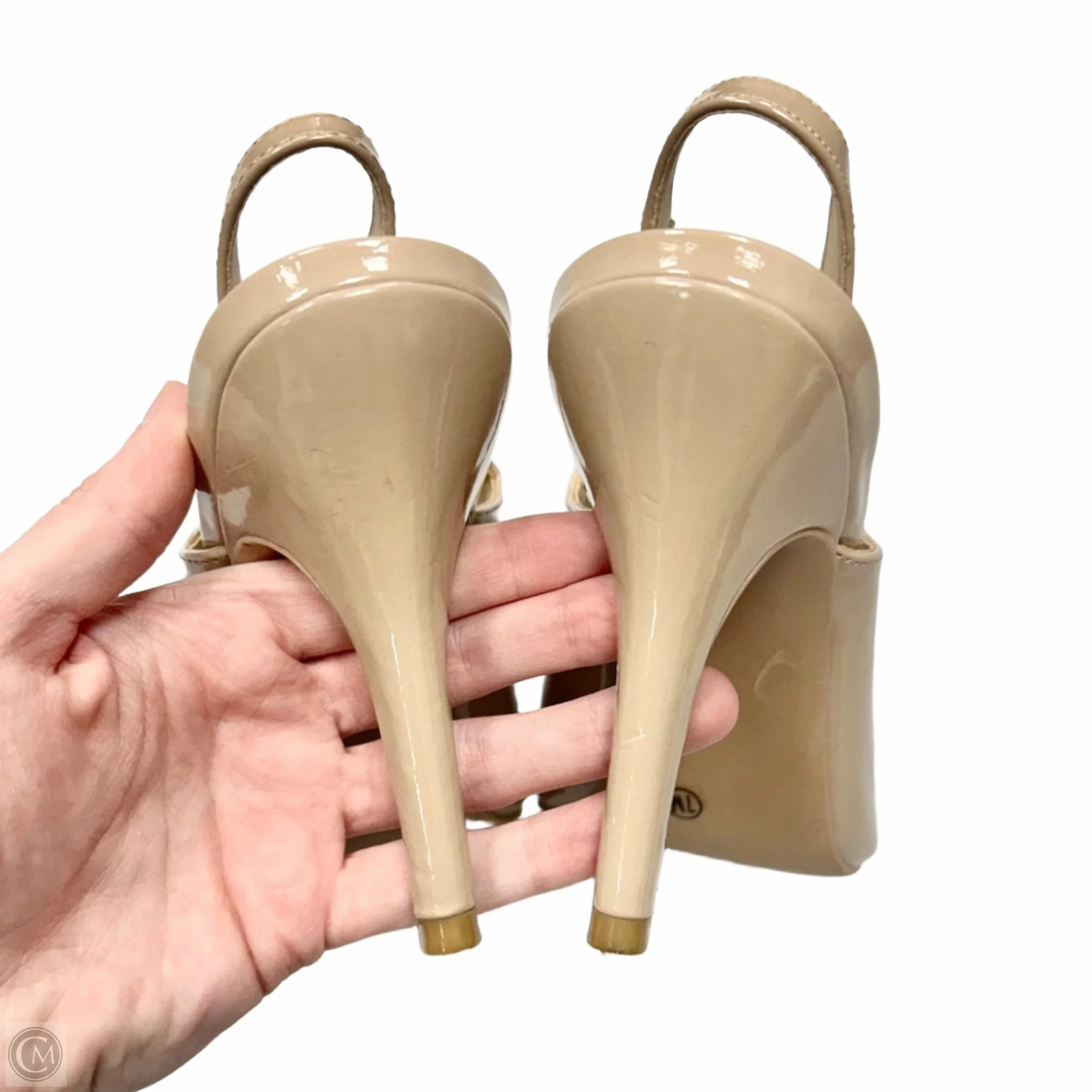 Shoes Heels Stiletto By Chinese Laundry In Tan, Size: 7