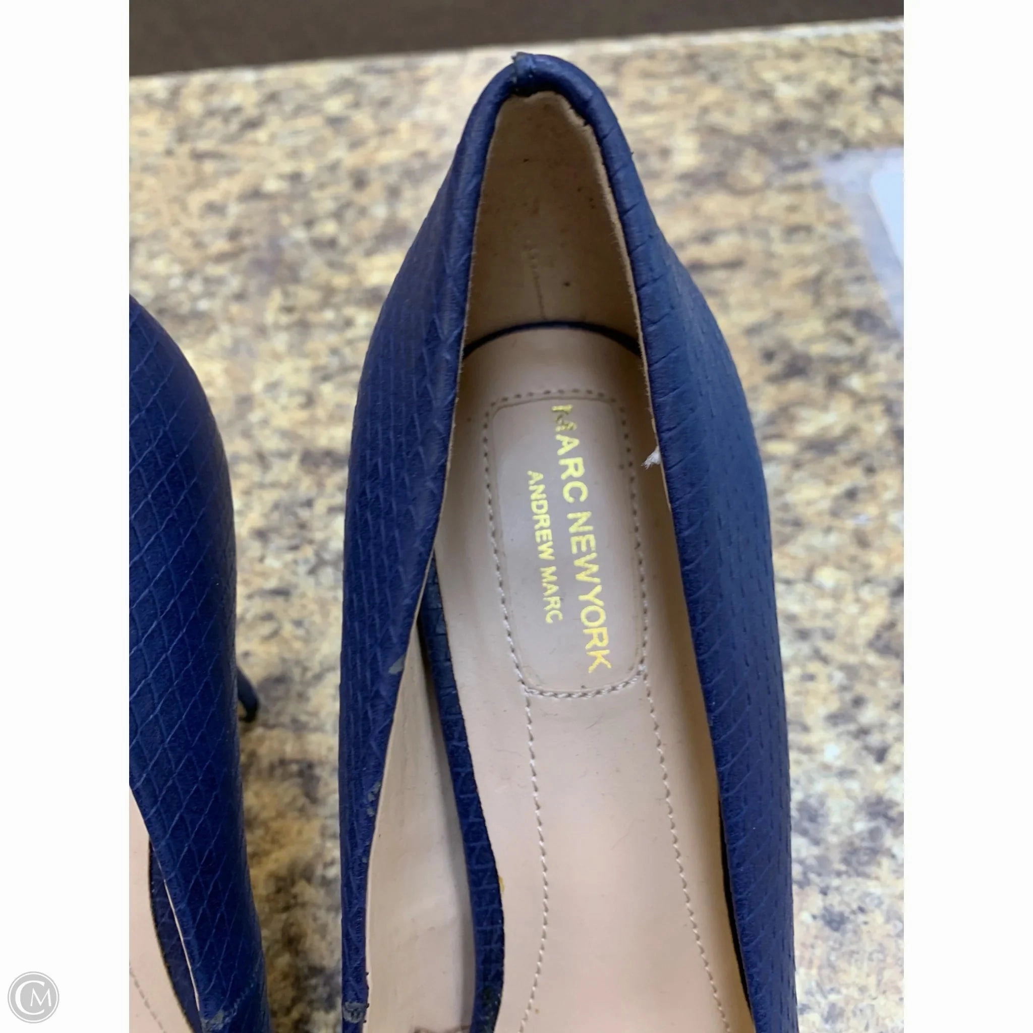 Shoes Heels Stiletto By Marc New York In Navy, Size: 8.5