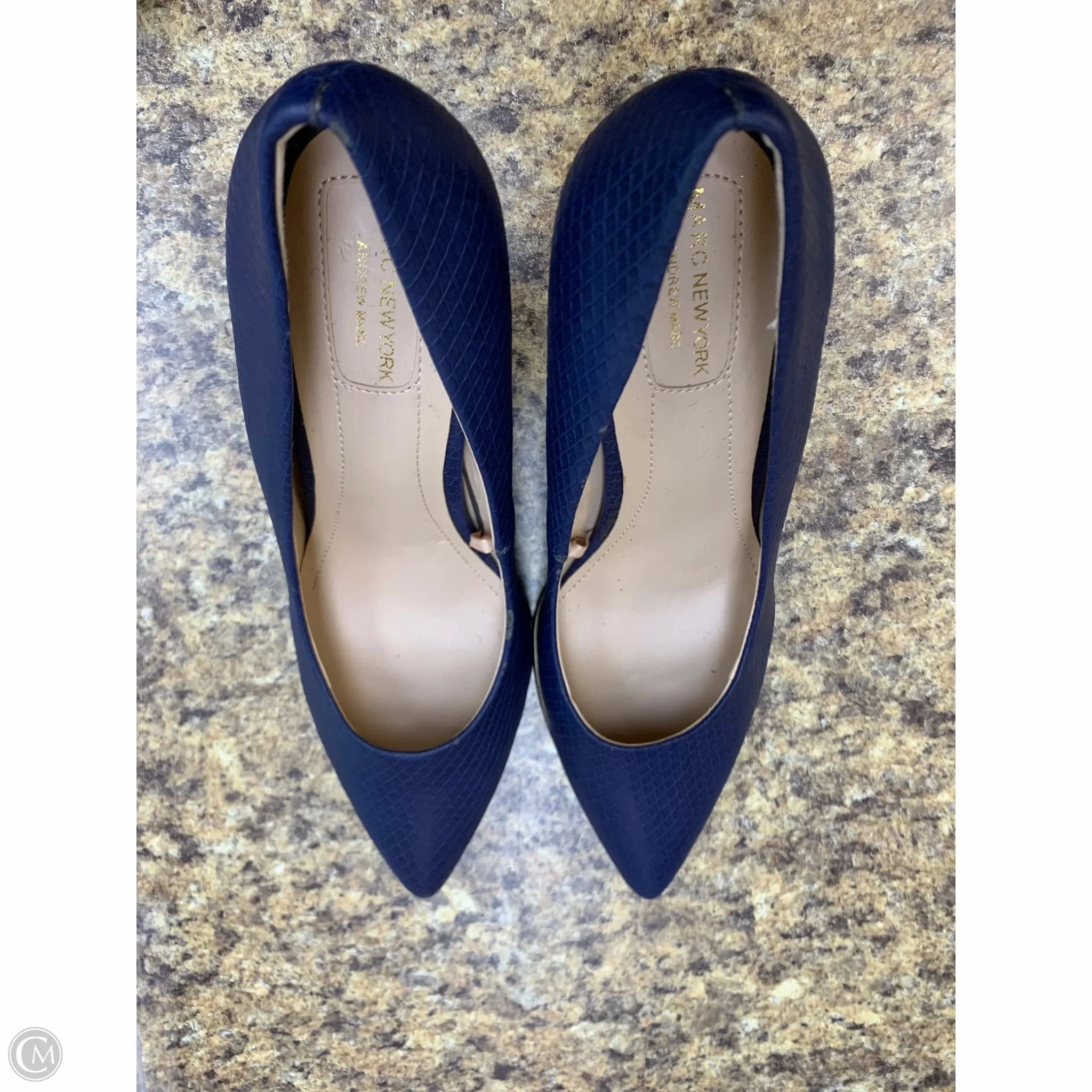 Shoes Heels Stiletto By Marc New York In Navy, Size: 8.5
