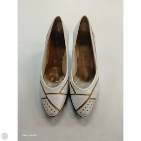 Shoes Heels Wedge By Cmc In White, Size: 9