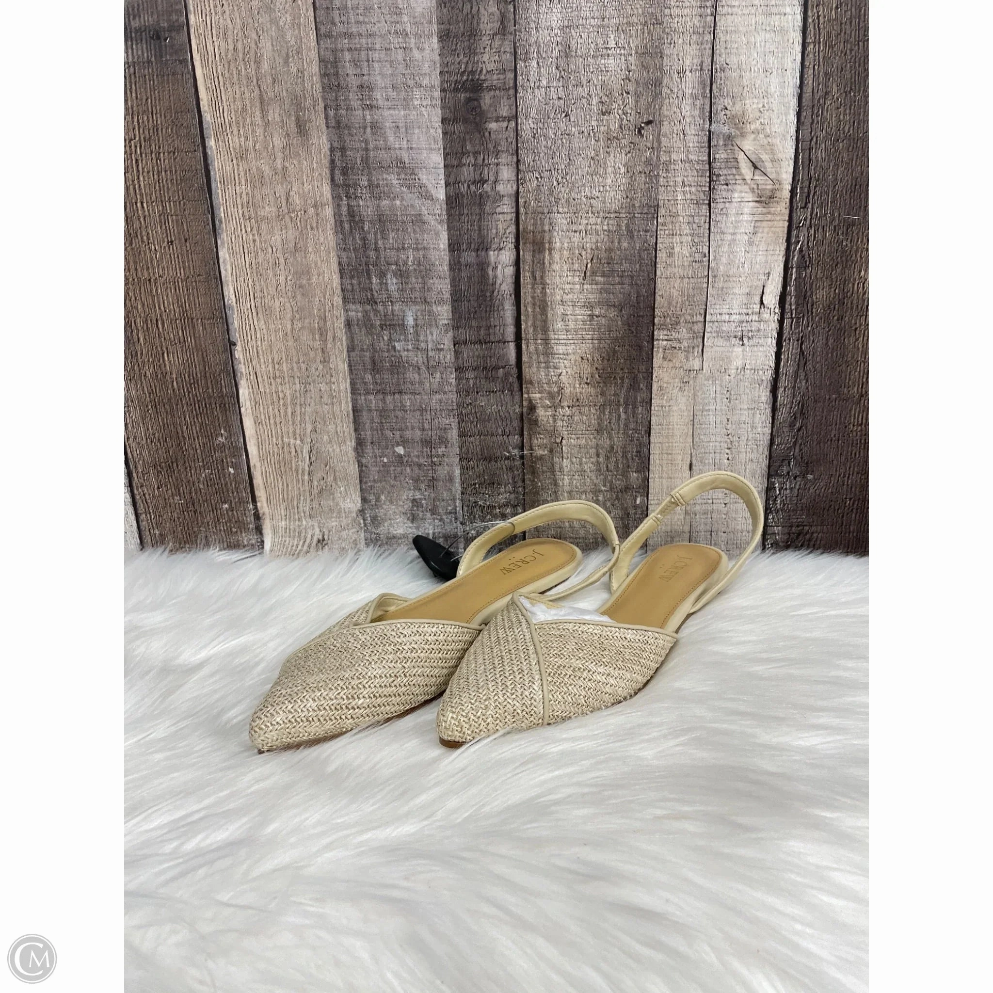 Shoes Heels Wedge By J. Crew In Tan, Size: 7