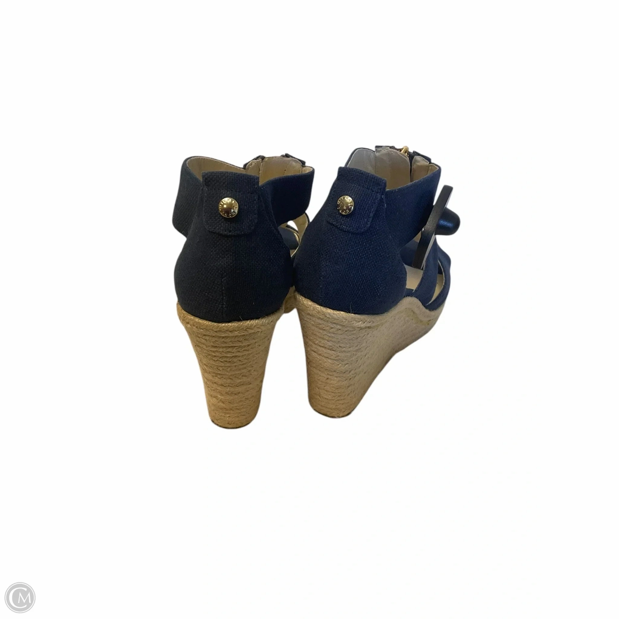 Shoes Heels Wedge By Michael By Michael Kors In Navy, Size: 8.5