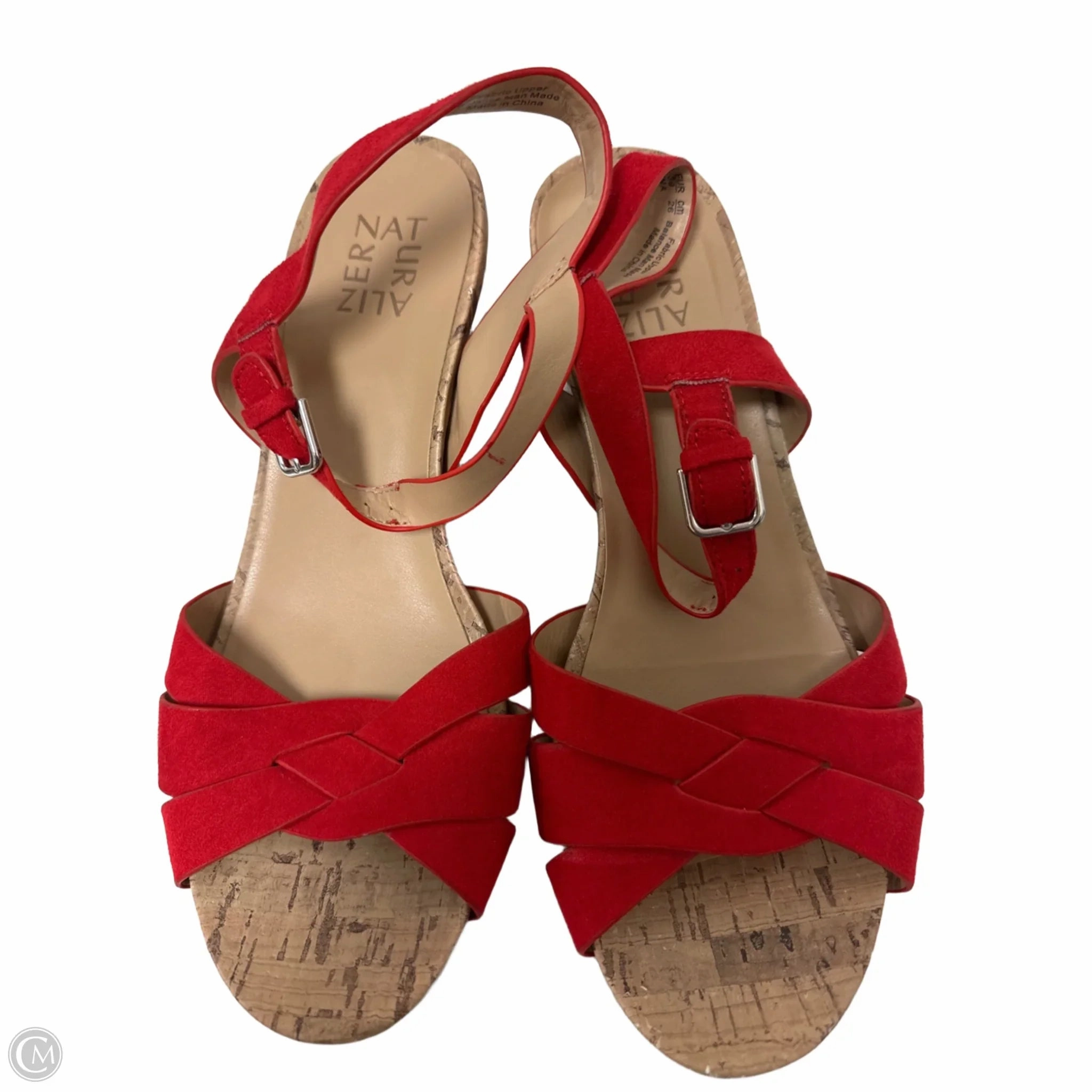 Shoes Heels Wedge By Naturalizer In Red, Size: 9