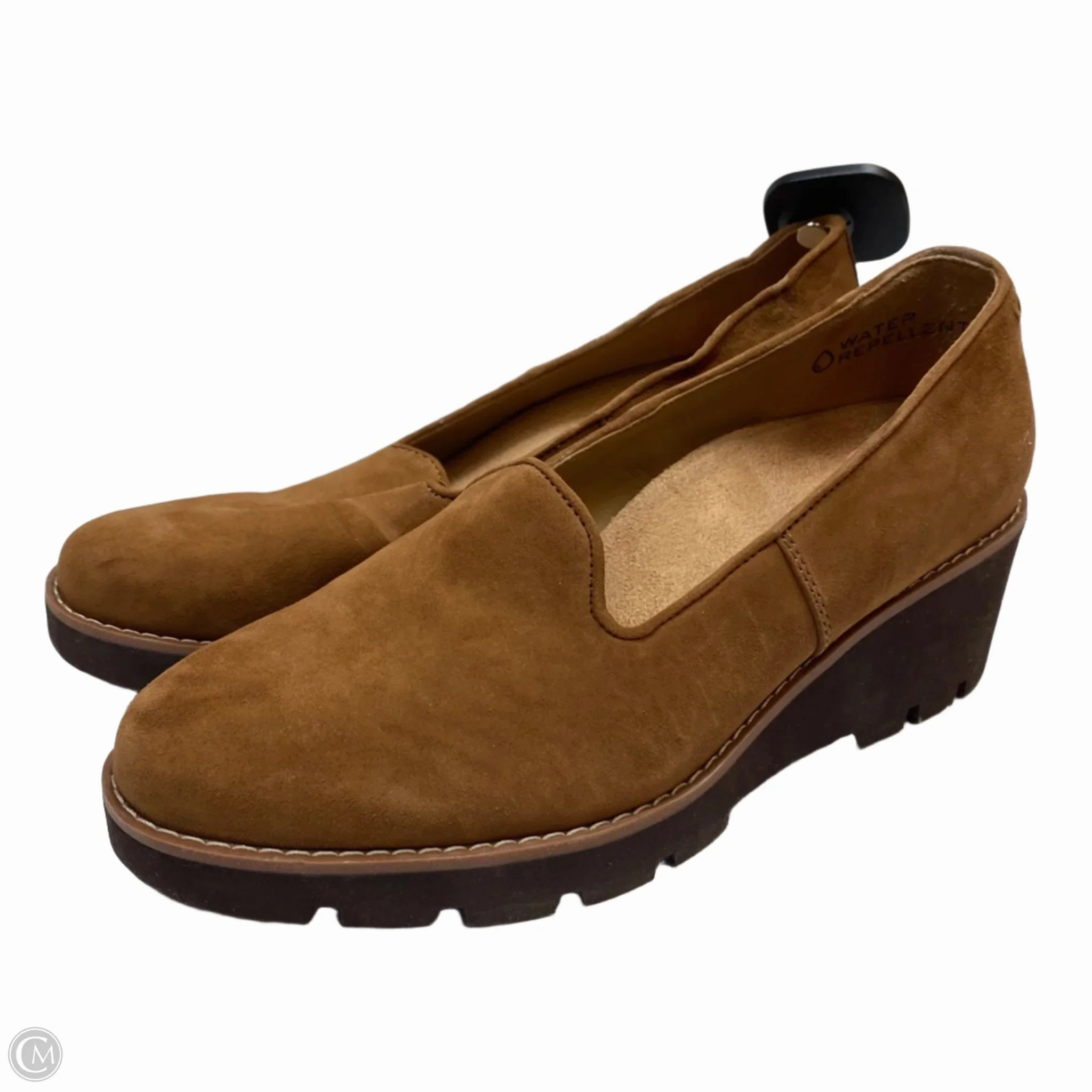 Shoes Heels Wedge By Vionic In Brown, Size: 9