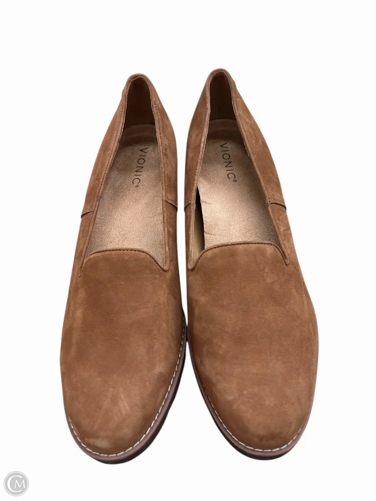 Shoes Heels Wedge By Vionic In Tan, Size: 12