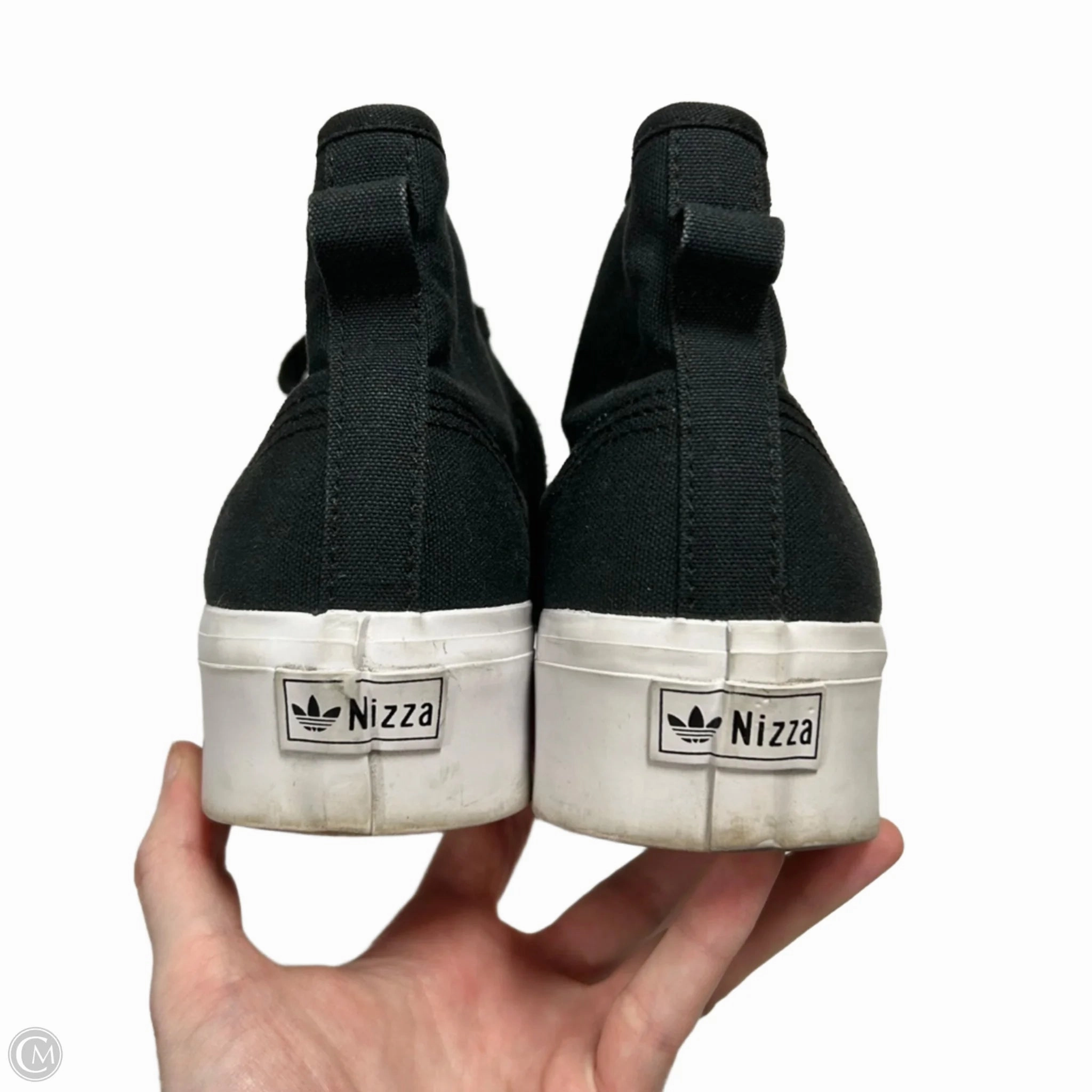 Shoes Sneakers By Adidas In Black & White, Size: 8
