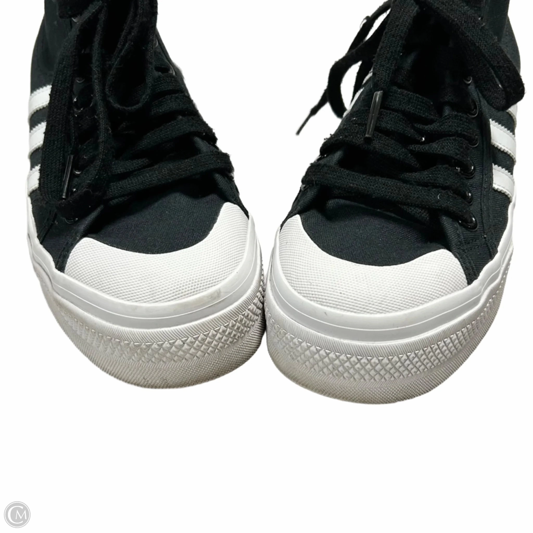 Shoes Sneakers By Adidas In Black & White, Size: 8