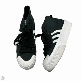 Shoes Sneakers By Adidas In Black & White, Size: 8