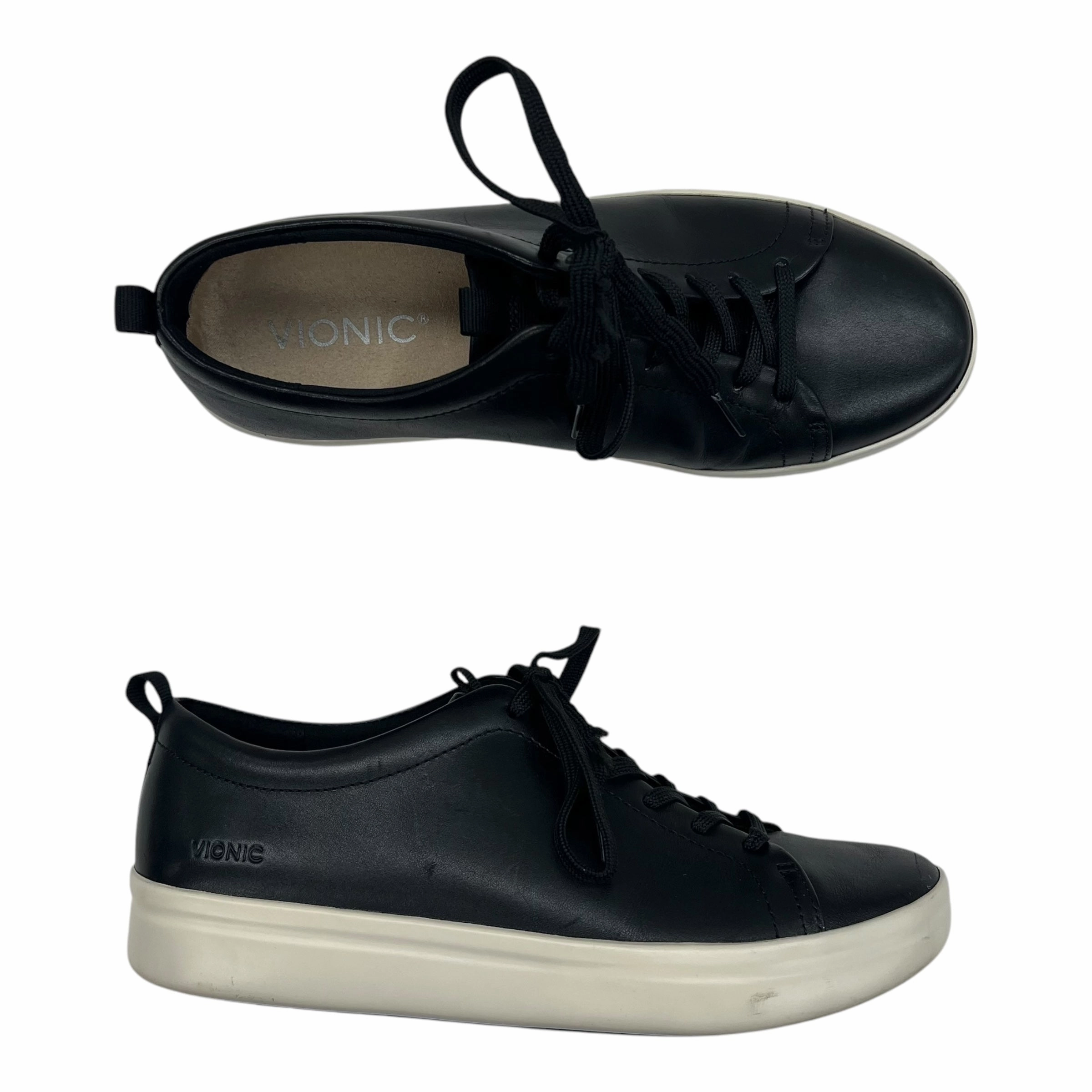 Shoes Sneakers By Vionic In Black, Size:6.5
