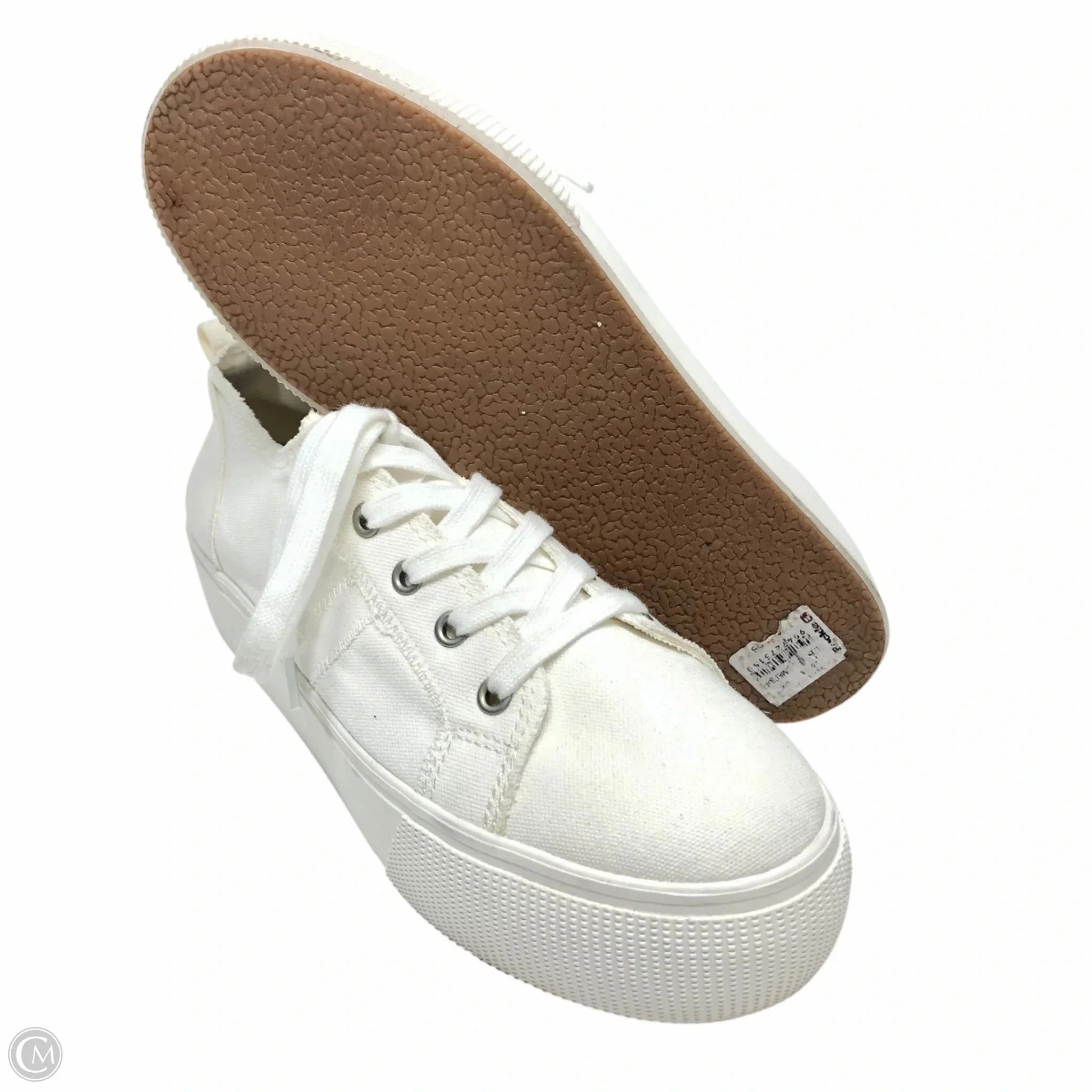 Shoes Sneakers Platform By Clothes Mentor In White, Size: 10